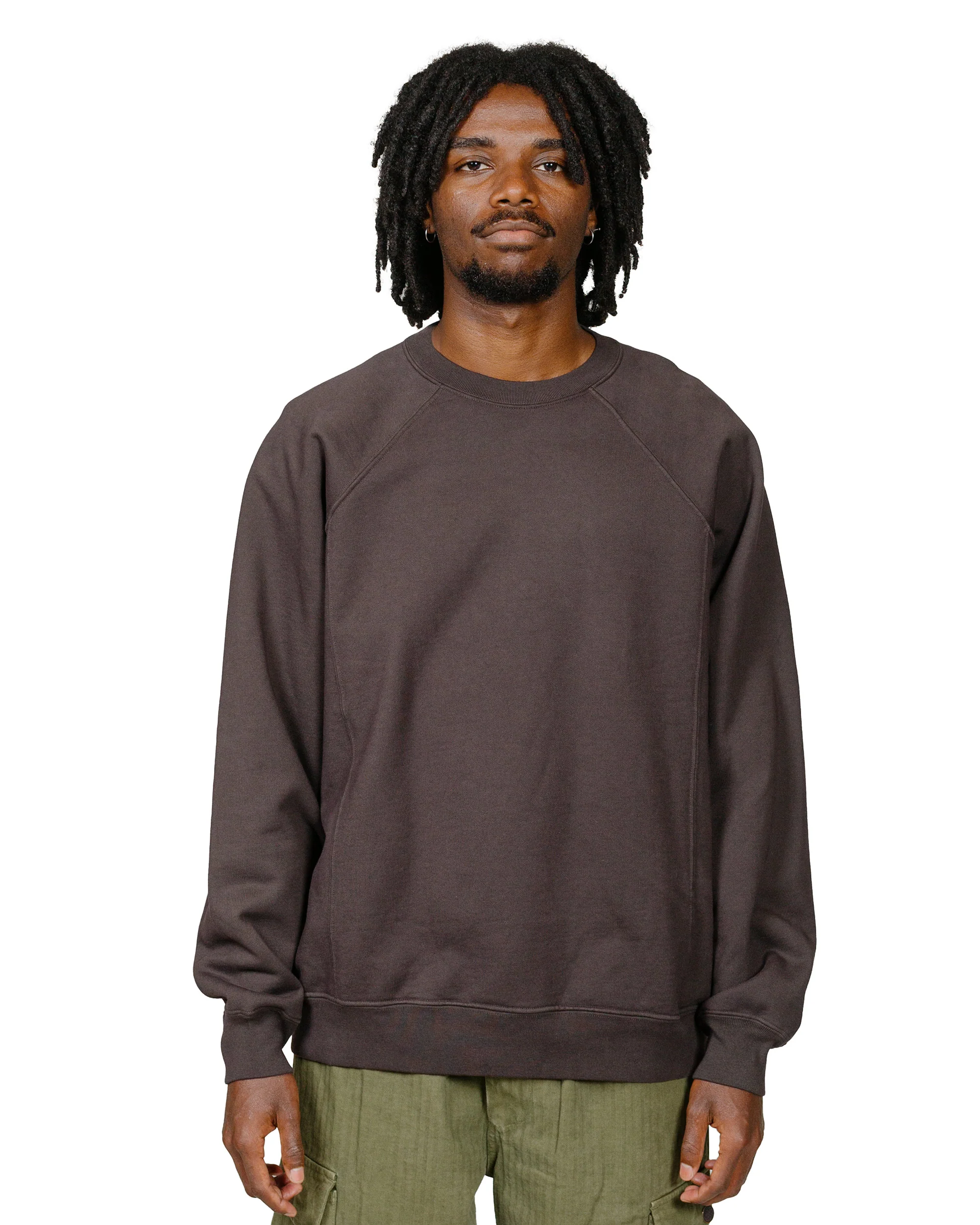 Lady White Co. Heavy Gusset Crewneck Tire Black - Image 2