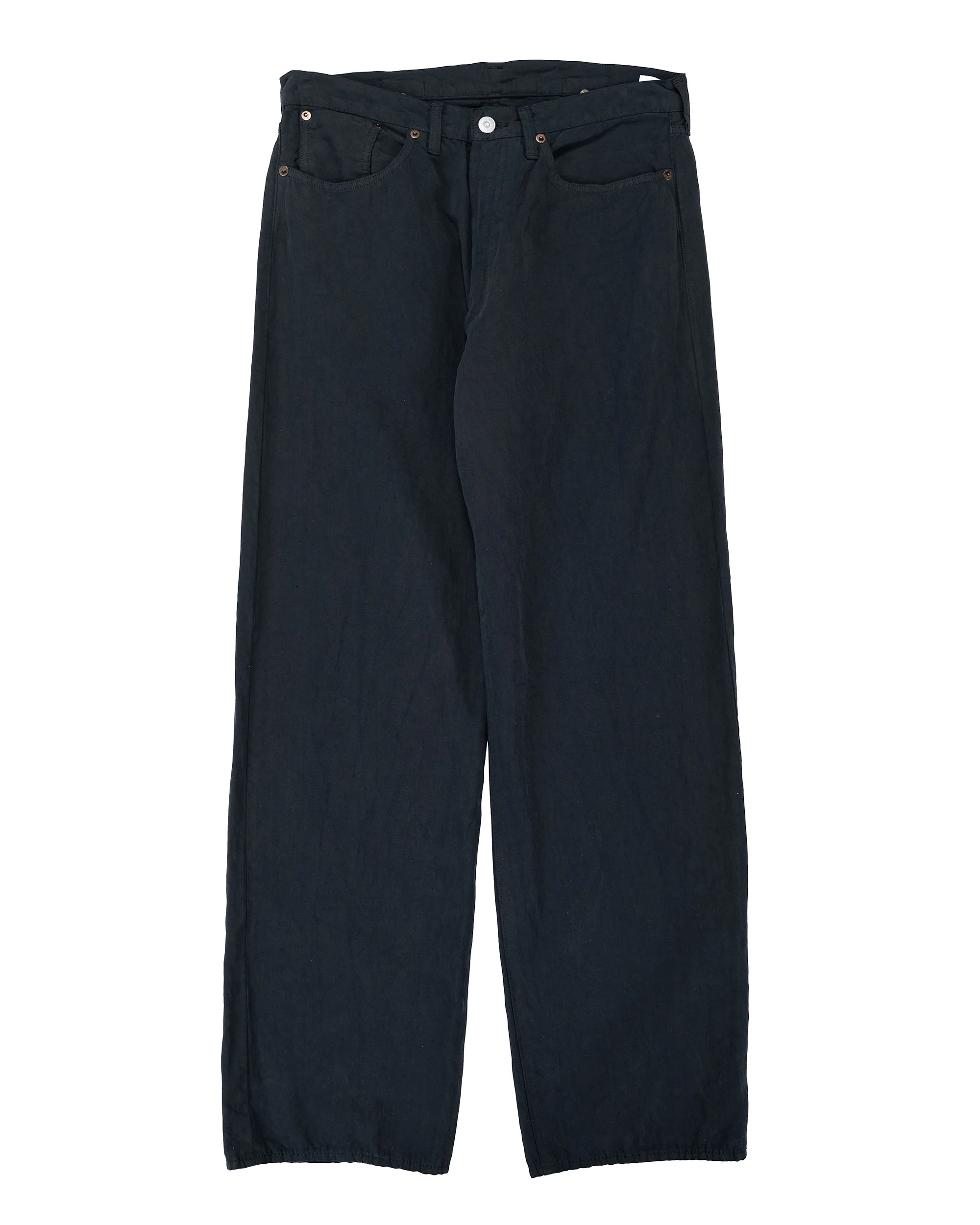 Lady White Co. KAPTAIN SUNSHINE Cotton Linen Pants Charcoal
