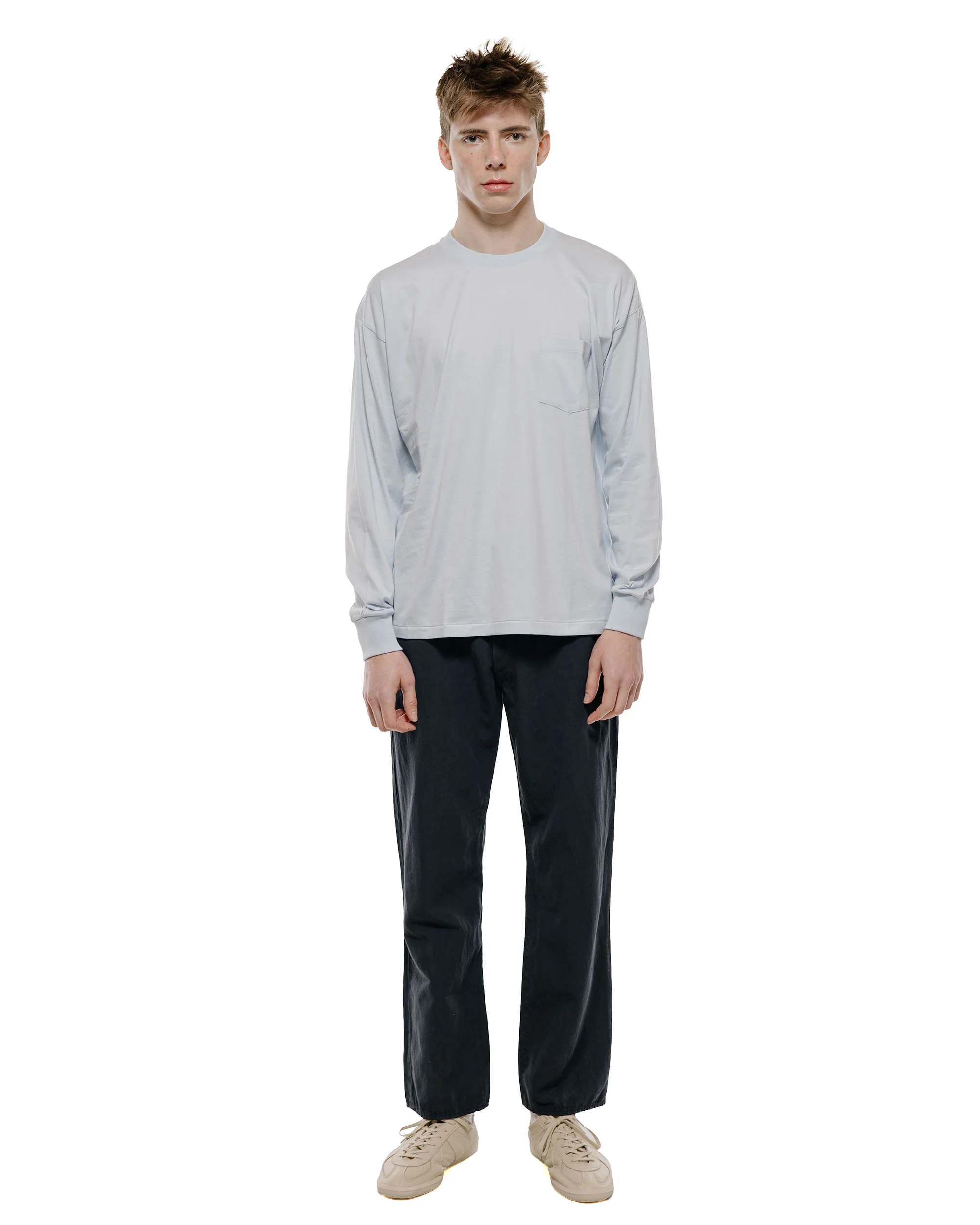 Lady White Co. KAPTAIN SUNSHINE Cotton Linen Pants Charcoal - Image 4