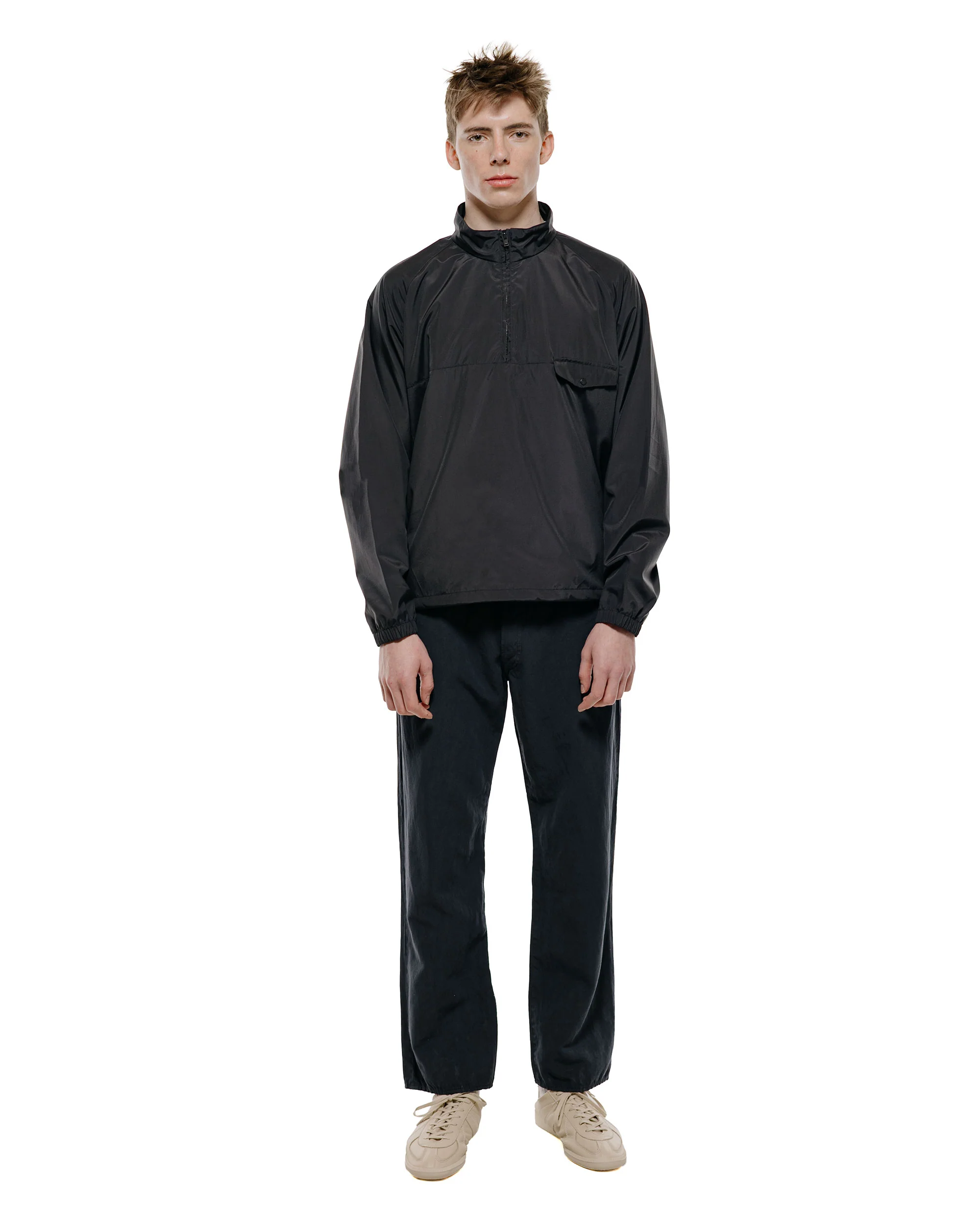 Lady White Co. KAPTAIN SUNSHINE Silk Poly Pullover Anthracite - Image 4