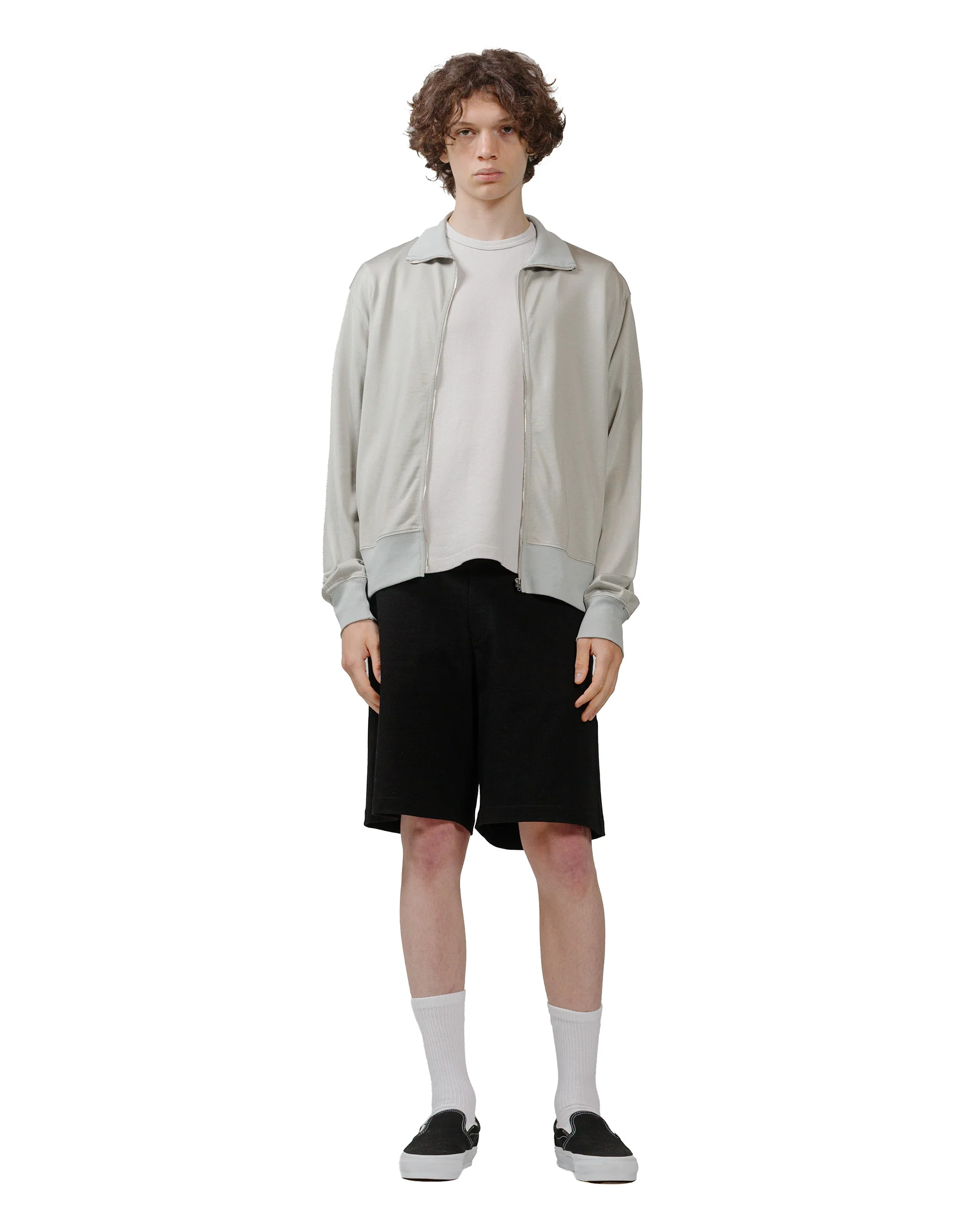 Lady White Co. Lightweight Full Zip Post Grey - Image 4