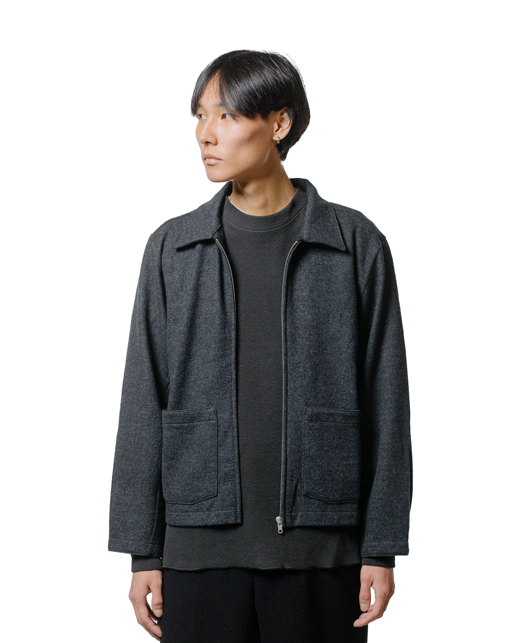 Lady White Co. Loma Blouson Charcoal - Image 2