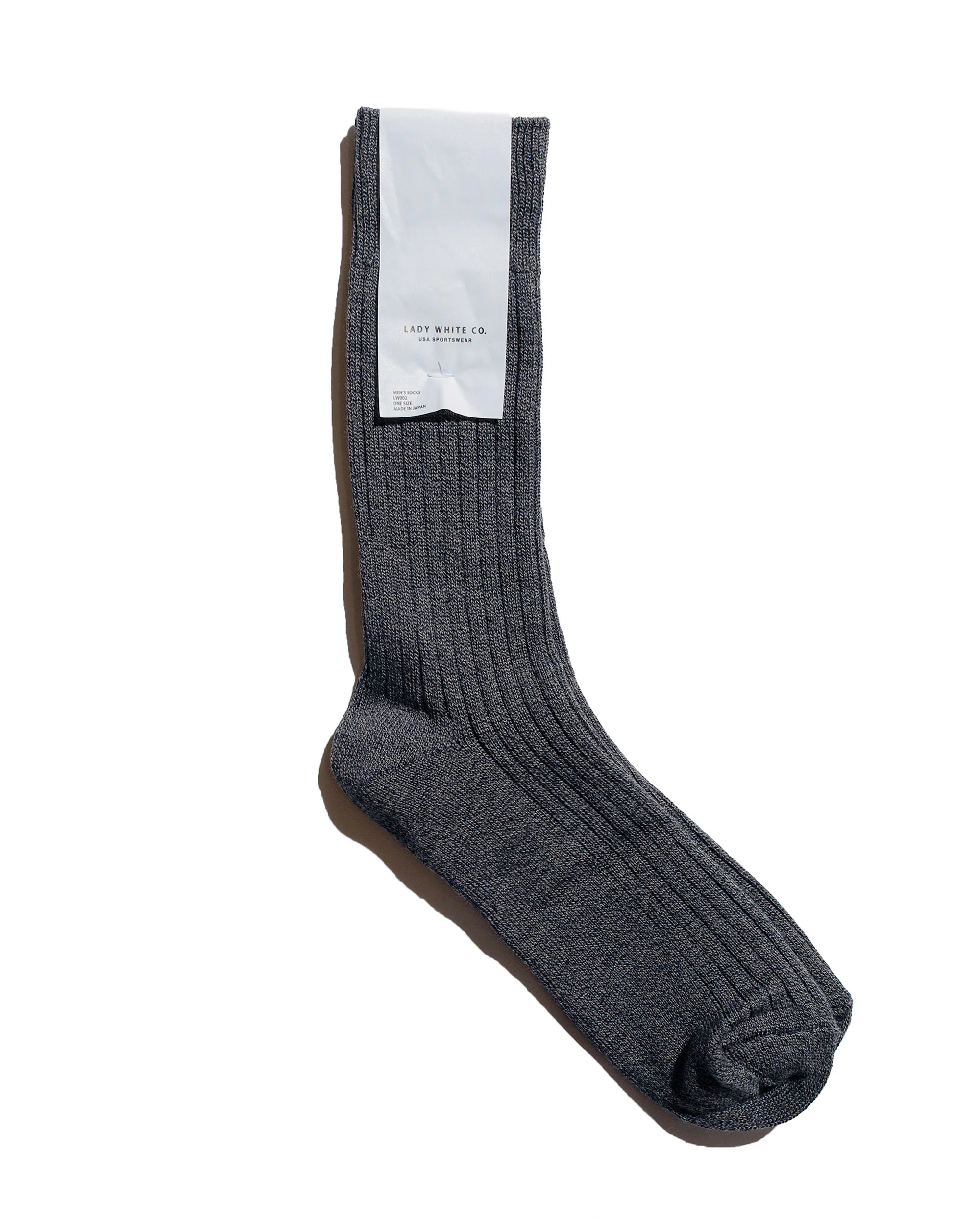 Lady White Co. LWC Sock Black Melange