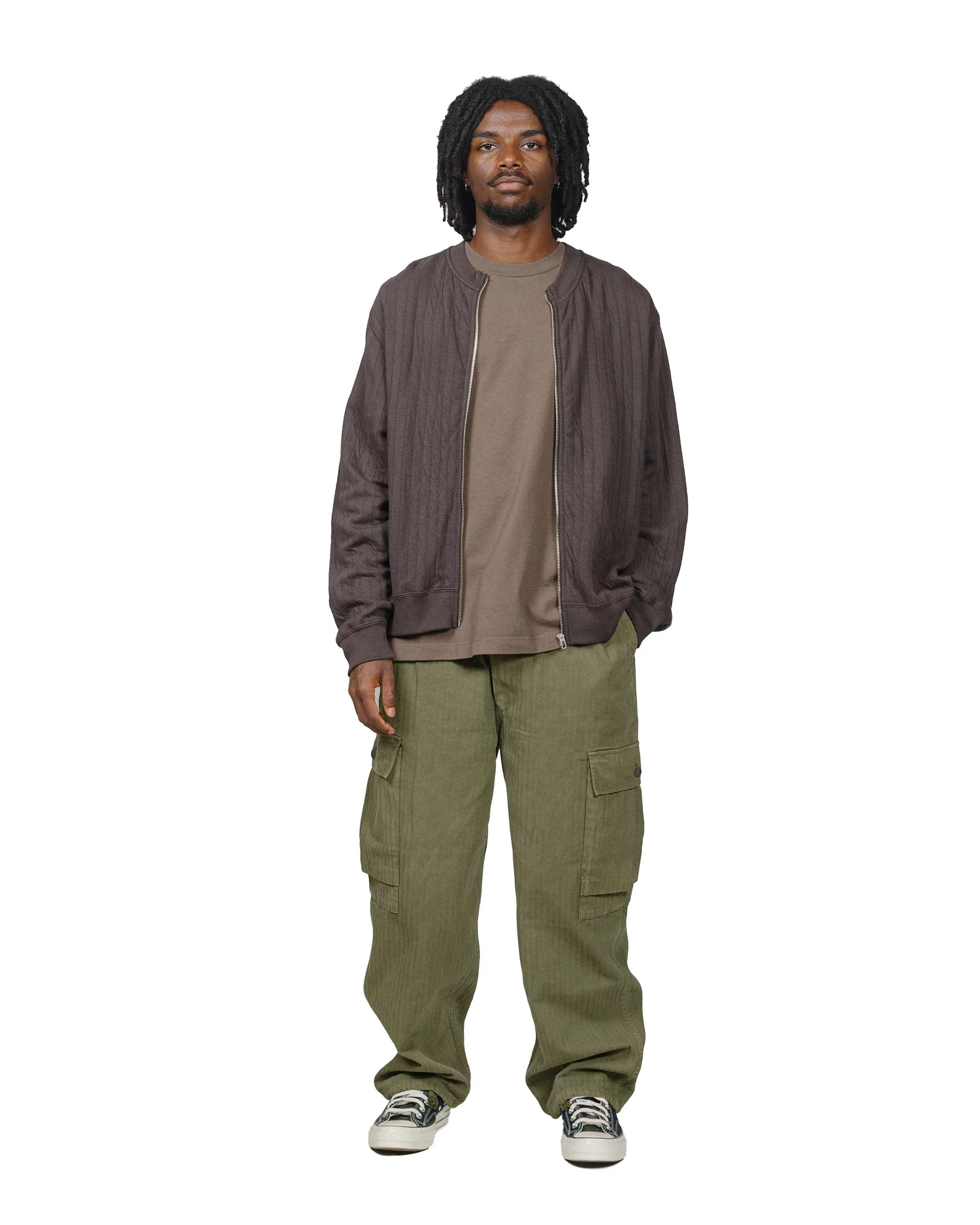 Lady White Co. Quilted Zip Up Tire Black - Image 4