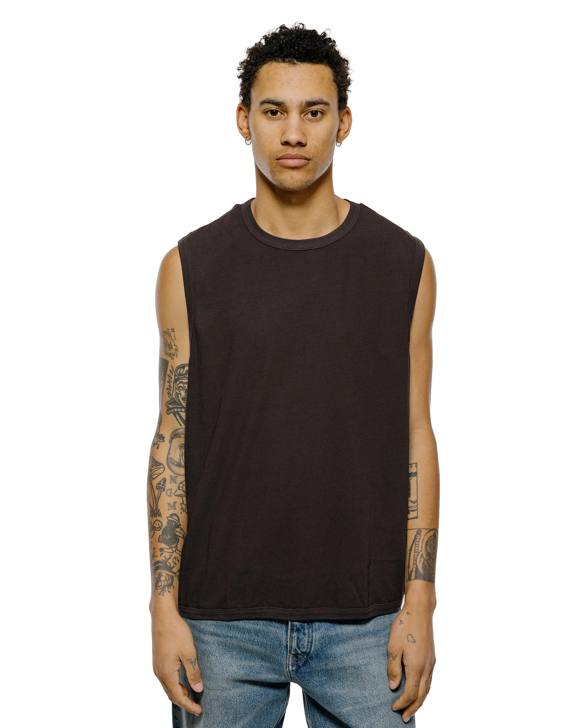 Lady White Co. Sleeveless T-Shirt Tire Black - Image 2