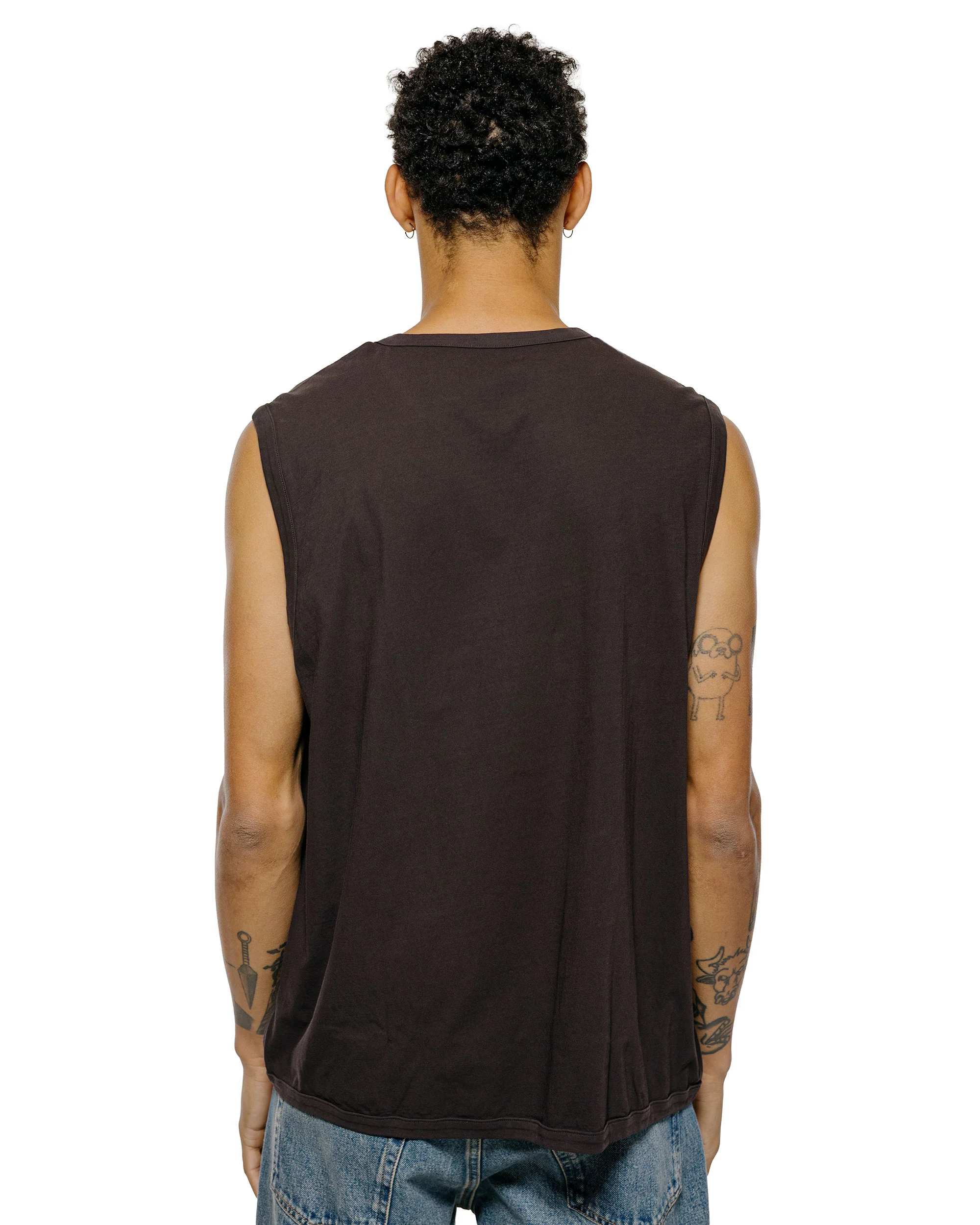 Lady White Co. Sleeveless T-Shirt Tire Black - Image 3