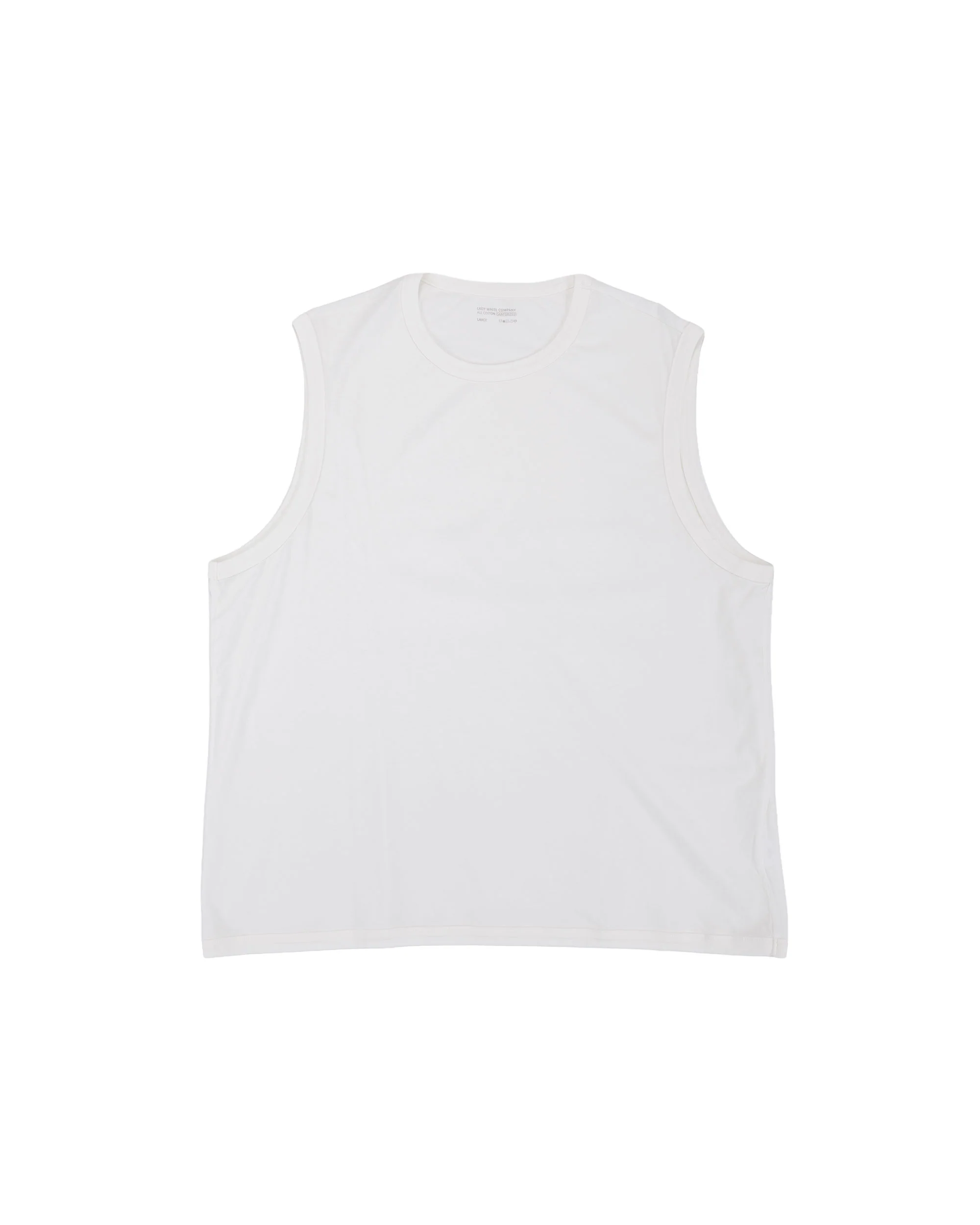 Lady White Co. Sleeveless T-Shirt White
