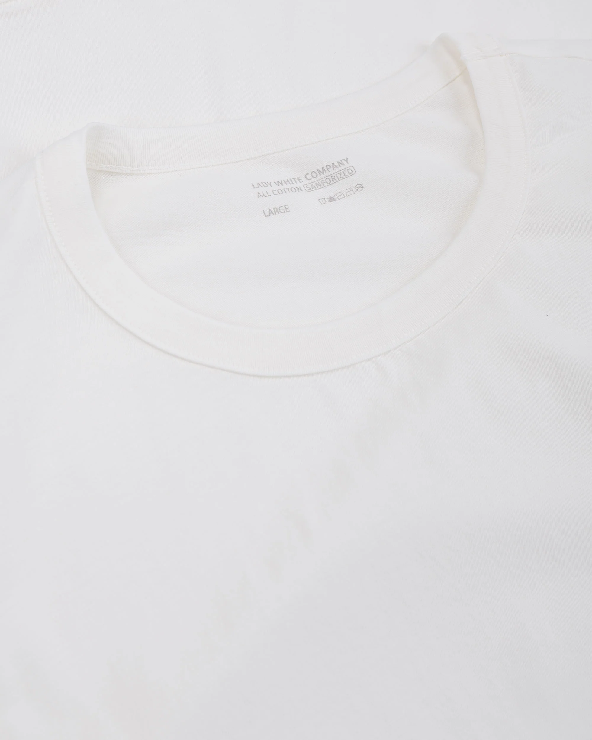 Lady White Co. Sleeveless T-Shirt White - Image 4