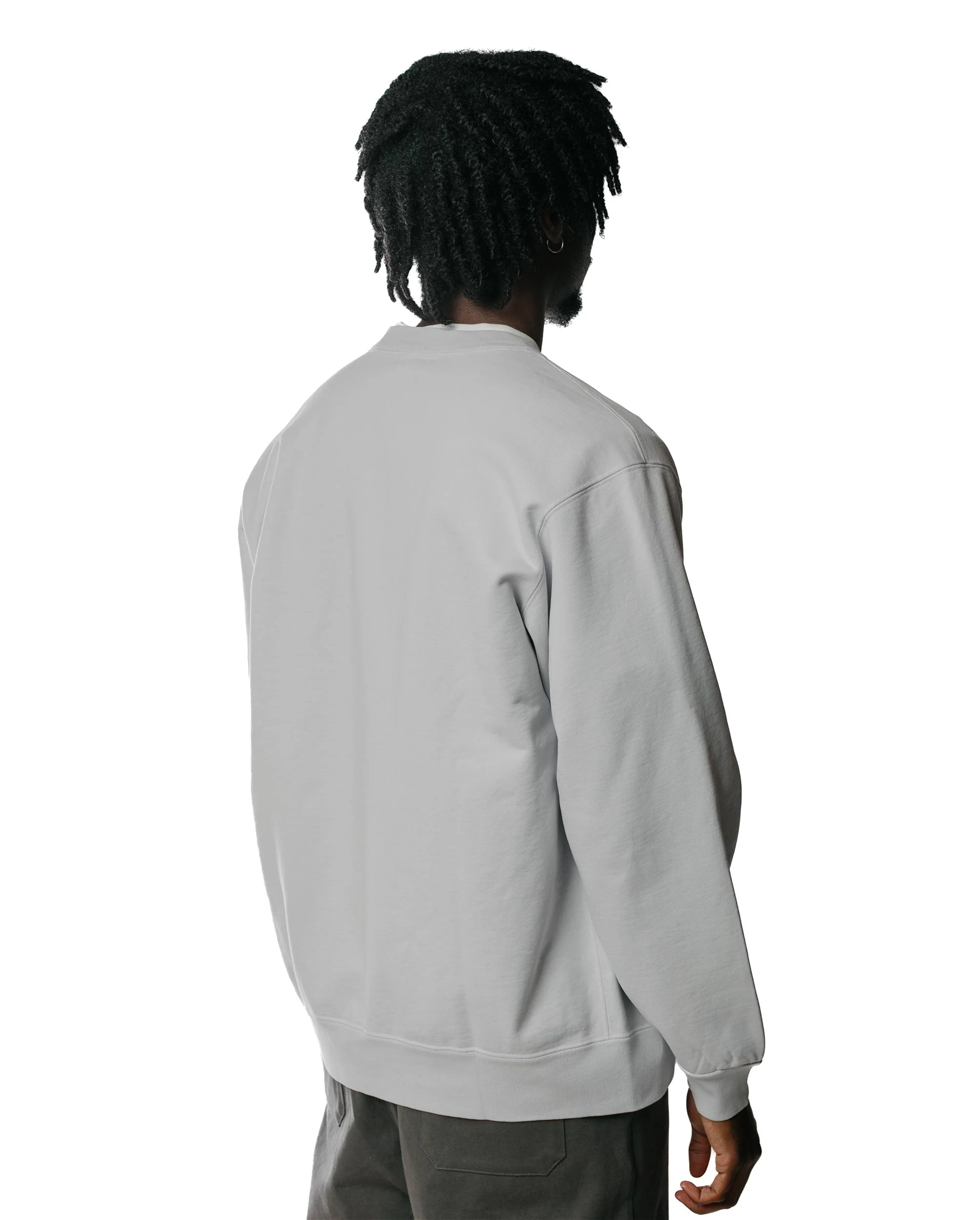Lady White Co. Split Crew Cardigan Glacier - Image 3