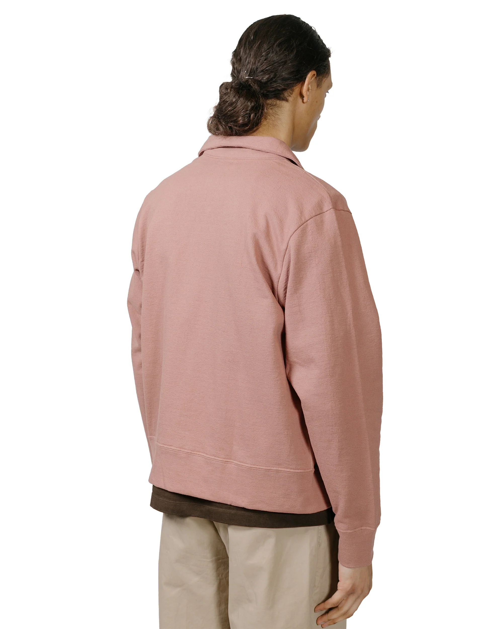 Lady White Co. Textured Full Zip Deep Mauve - Image 3