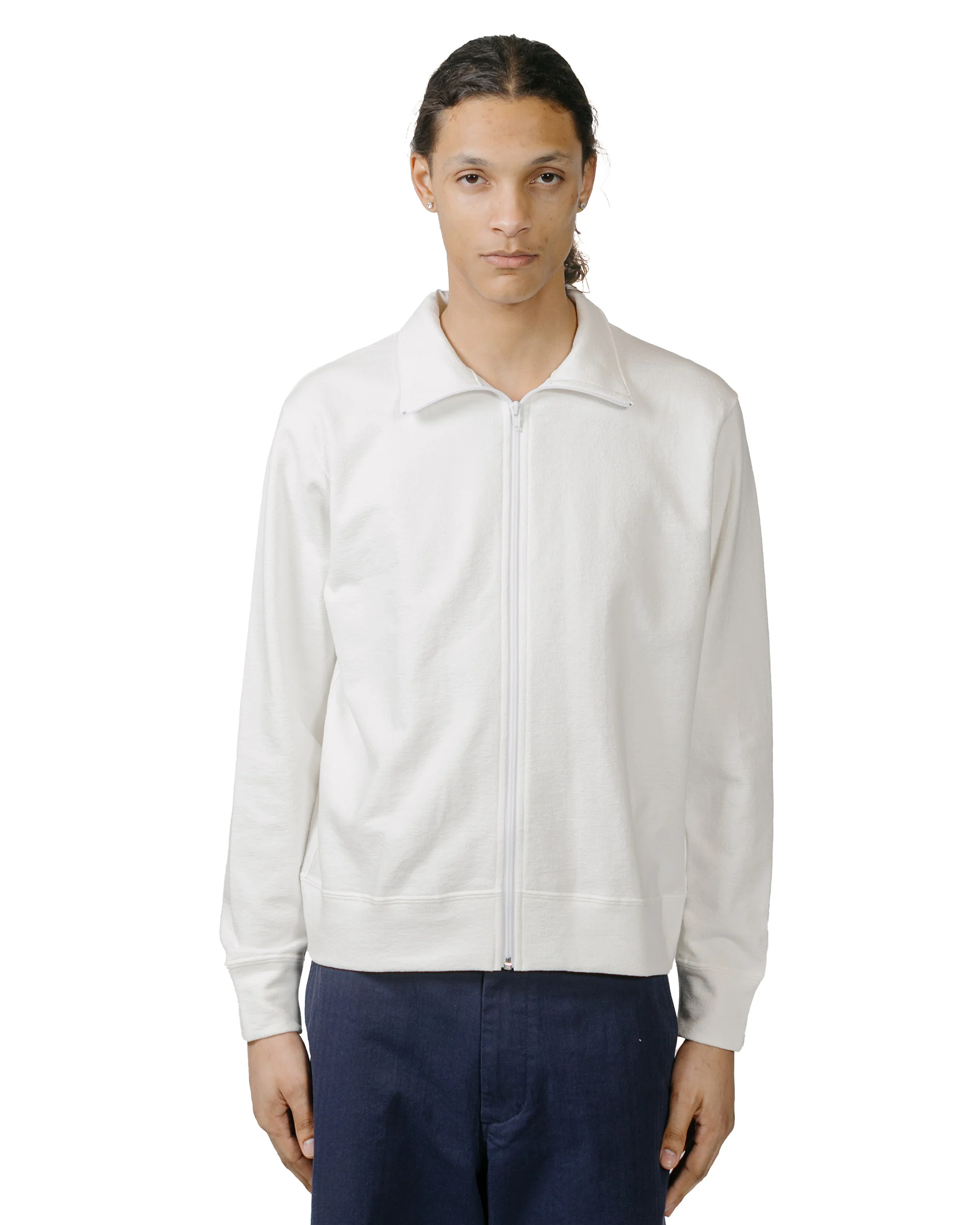 Lady White Co. Textured Full Zip White - Image 2