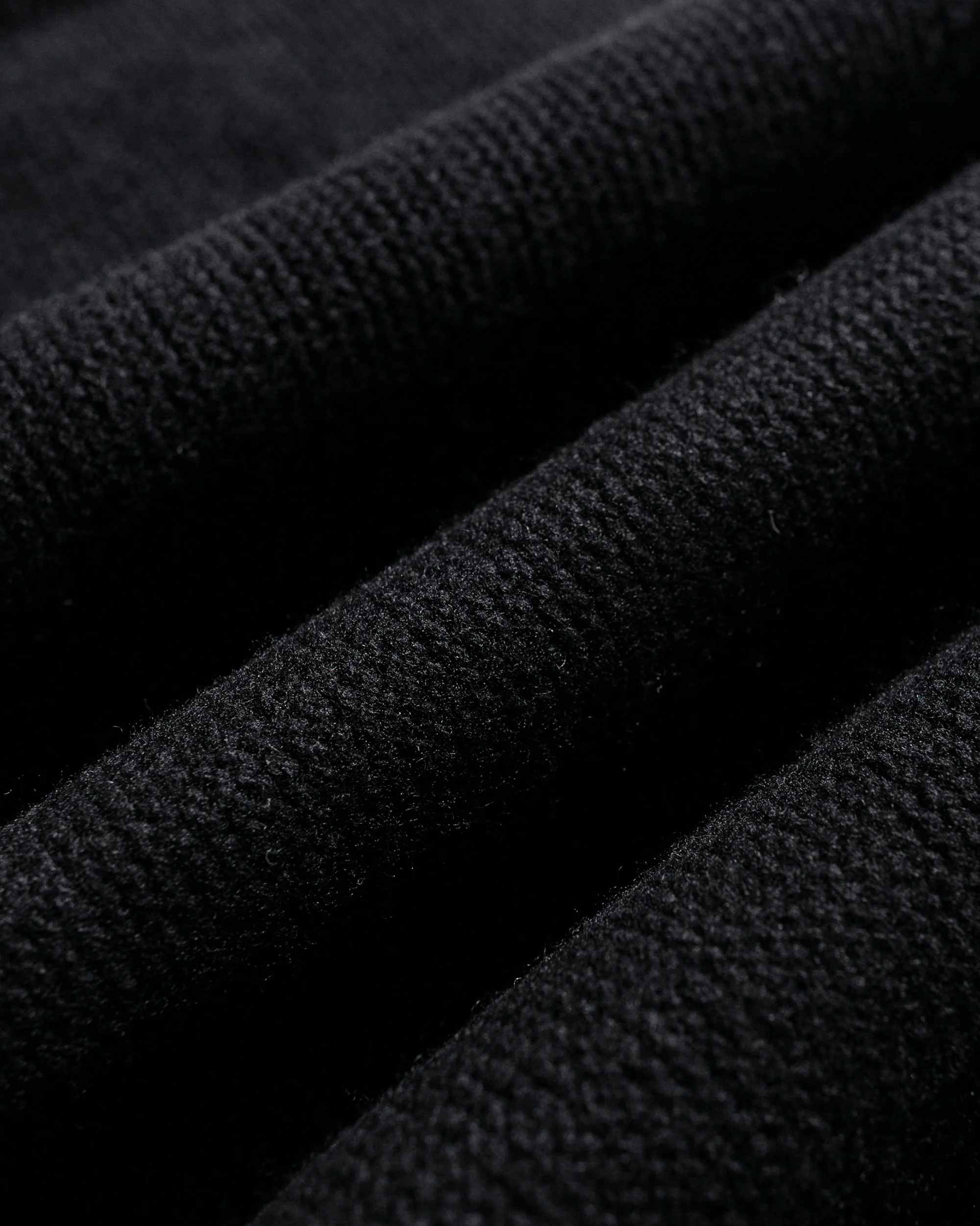 Lady White Co. Wool Link Zip Cardigan Black - Image 6