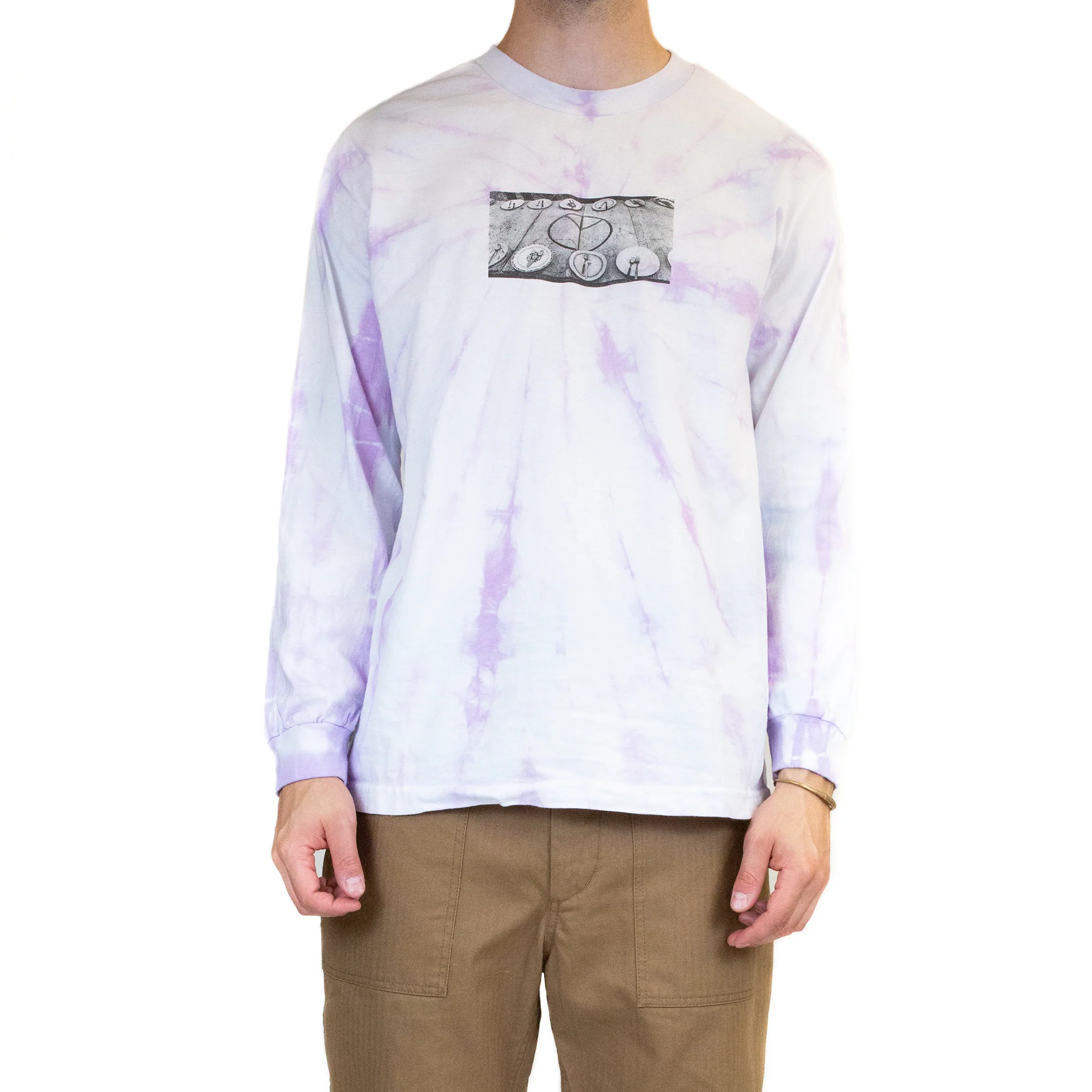 Liam Goslett Hippie Dining Table Tie Dye Tee Pink - Image 2
