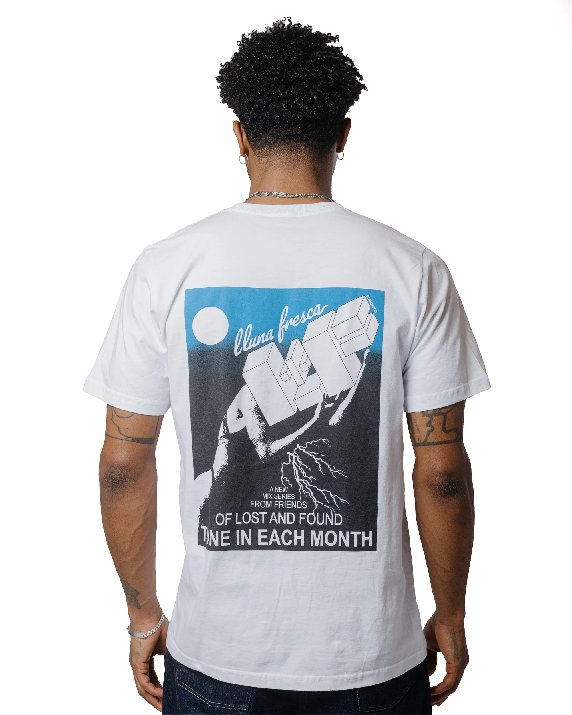 Lost & Found Artist Series 012: 'Charlie Stocking Lluna Fresca' Tee - Image 3