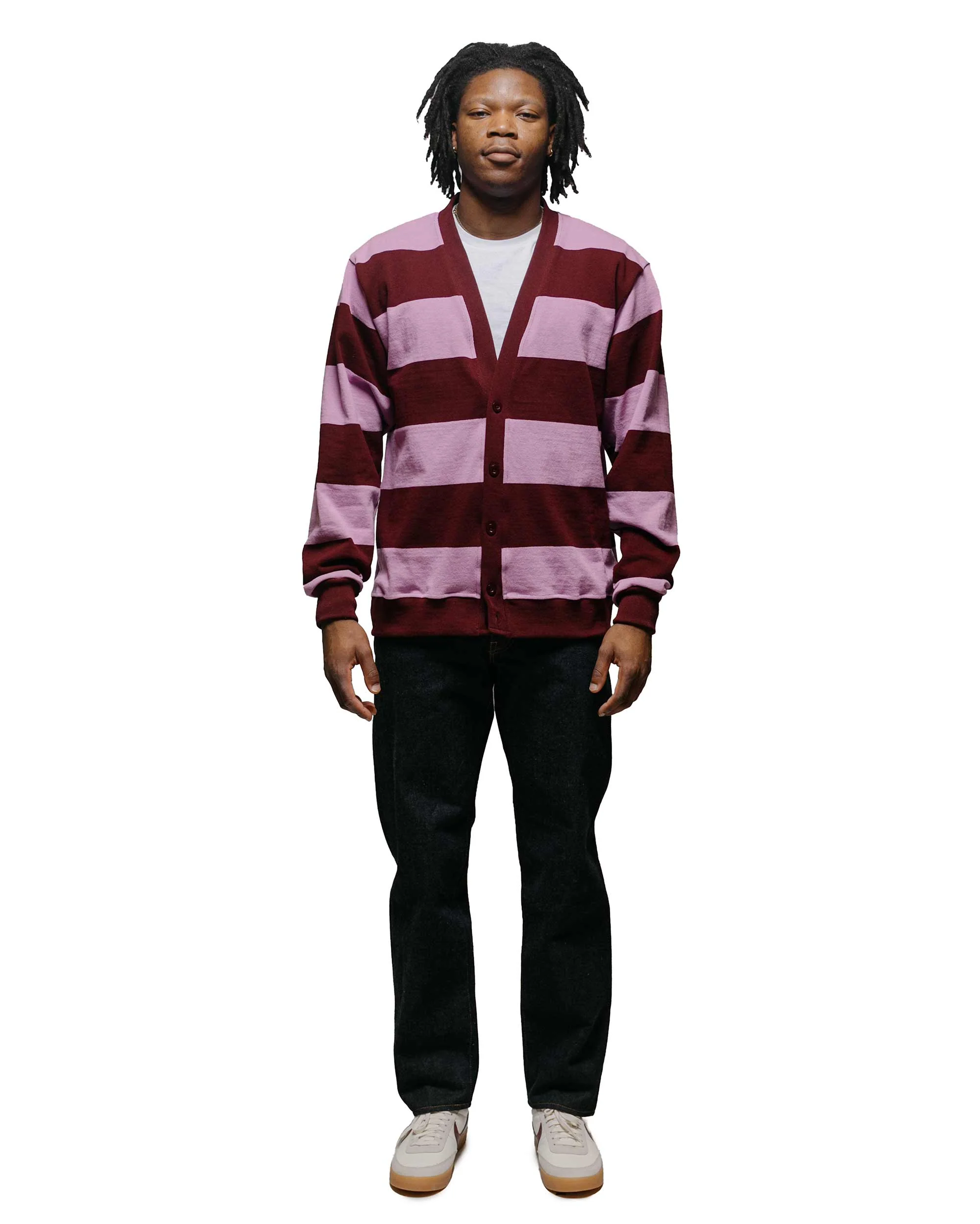 Lost & Found Classic Cardigan Harvard/Lavender - Image 4