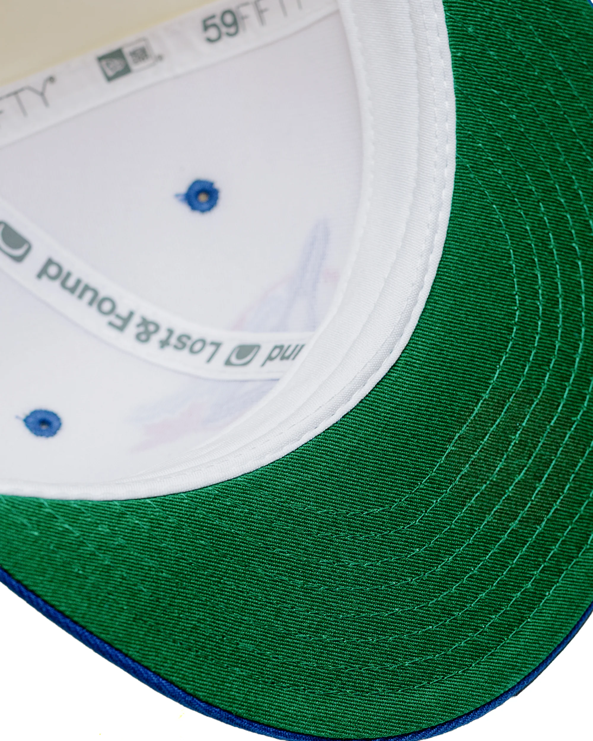 Lost & Found / MLB© - Toronto Blue Jays New Era Fitted Off White/Royal - Image 4