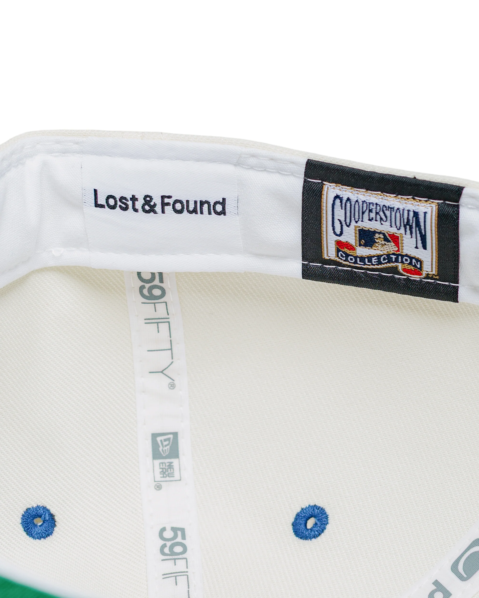 Lost & Found / MLB© - Toronto Blue Jays New Era Fitted Off White/Royal - Image 5