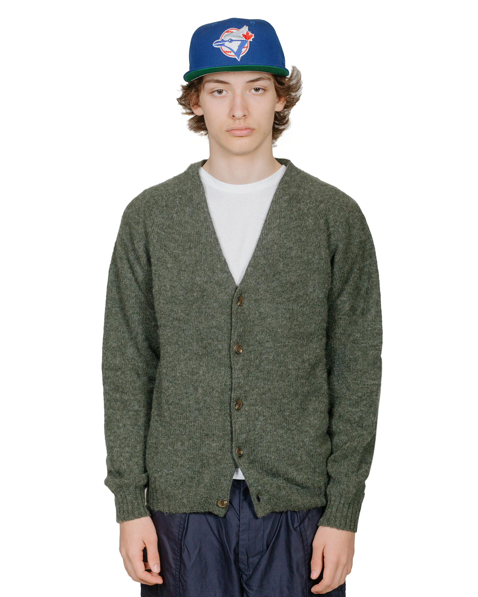 Lost & Found Shaggy Cardigan Spruce - Image 2