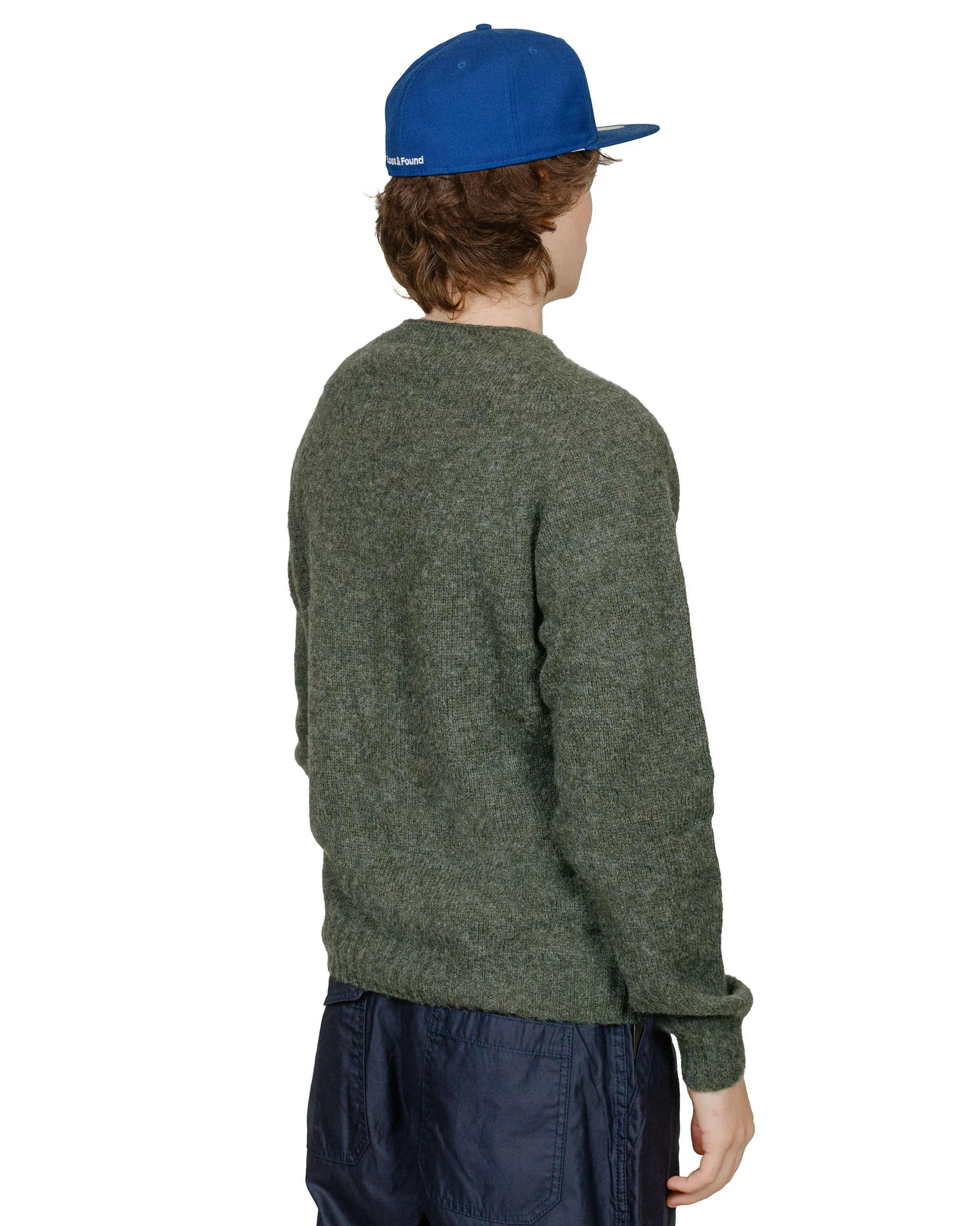 Lost & Found Shaggy Cardigan Spruce - Image 3