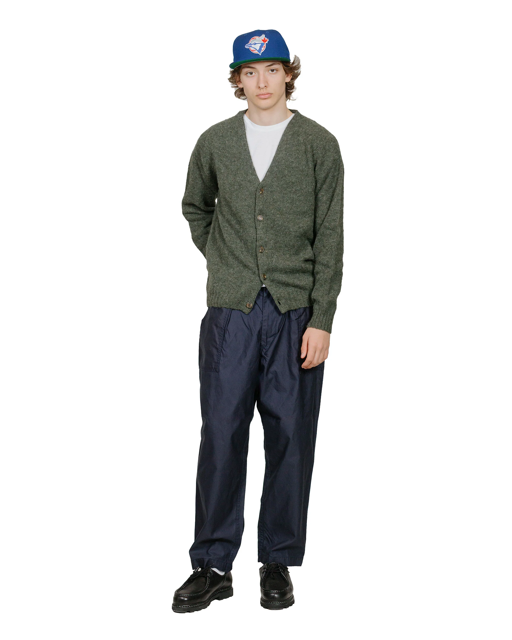 Lost & Found Shaggy Cardigan Spruce - Image 4