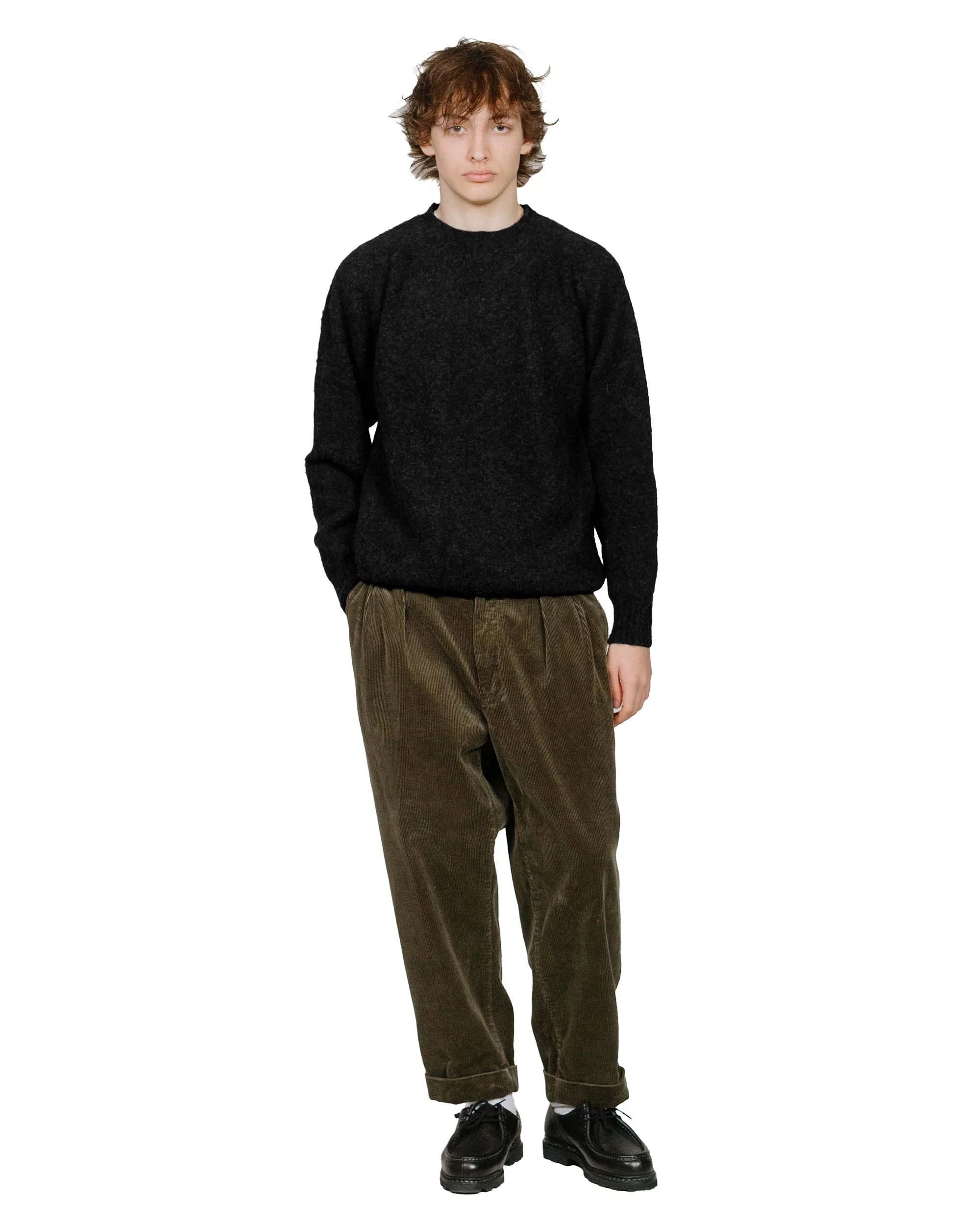 Lost & Found Shaggy Sweater Black - Image 4