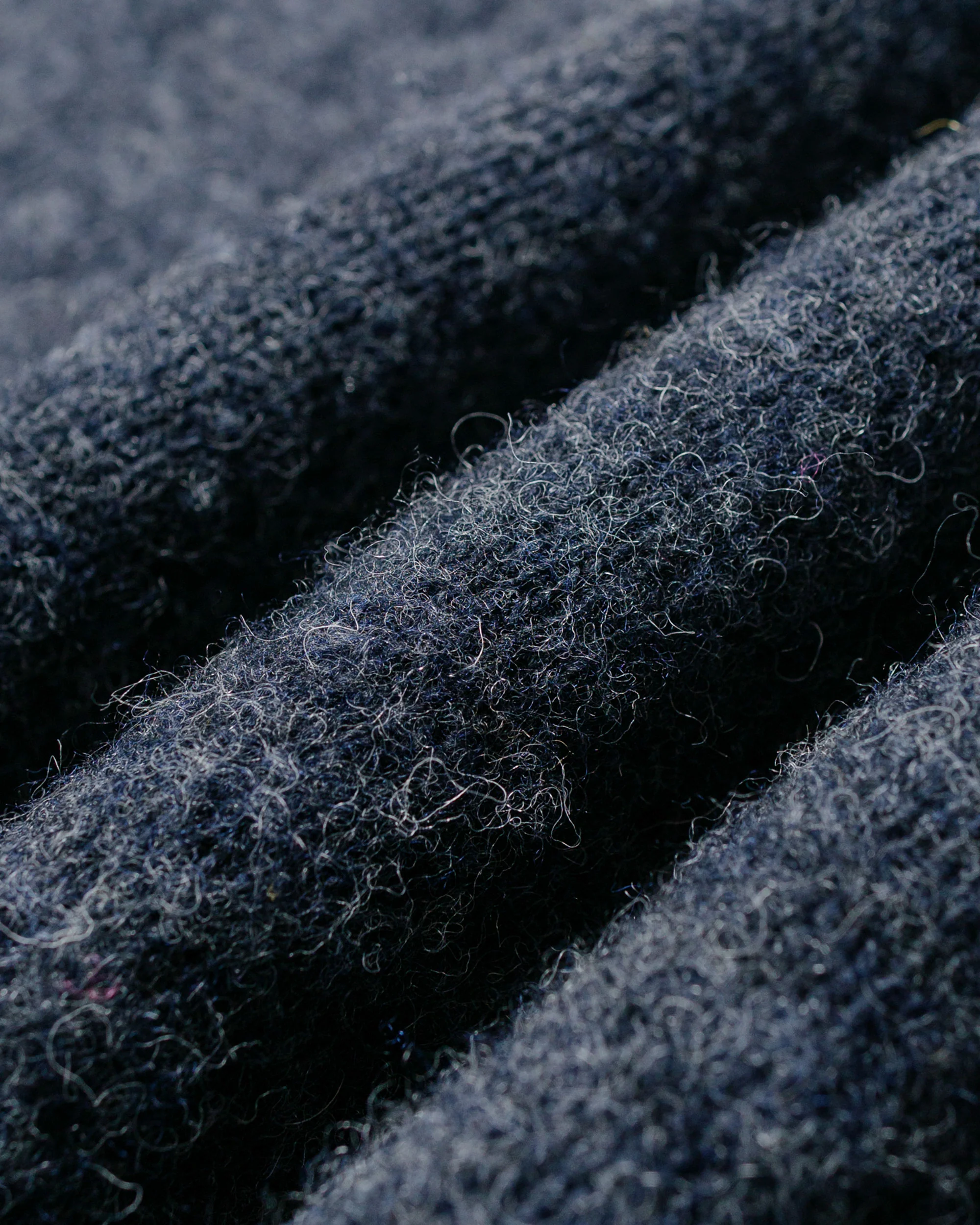 Lost & Found Shaggy Sweater Charcoal - Image 5