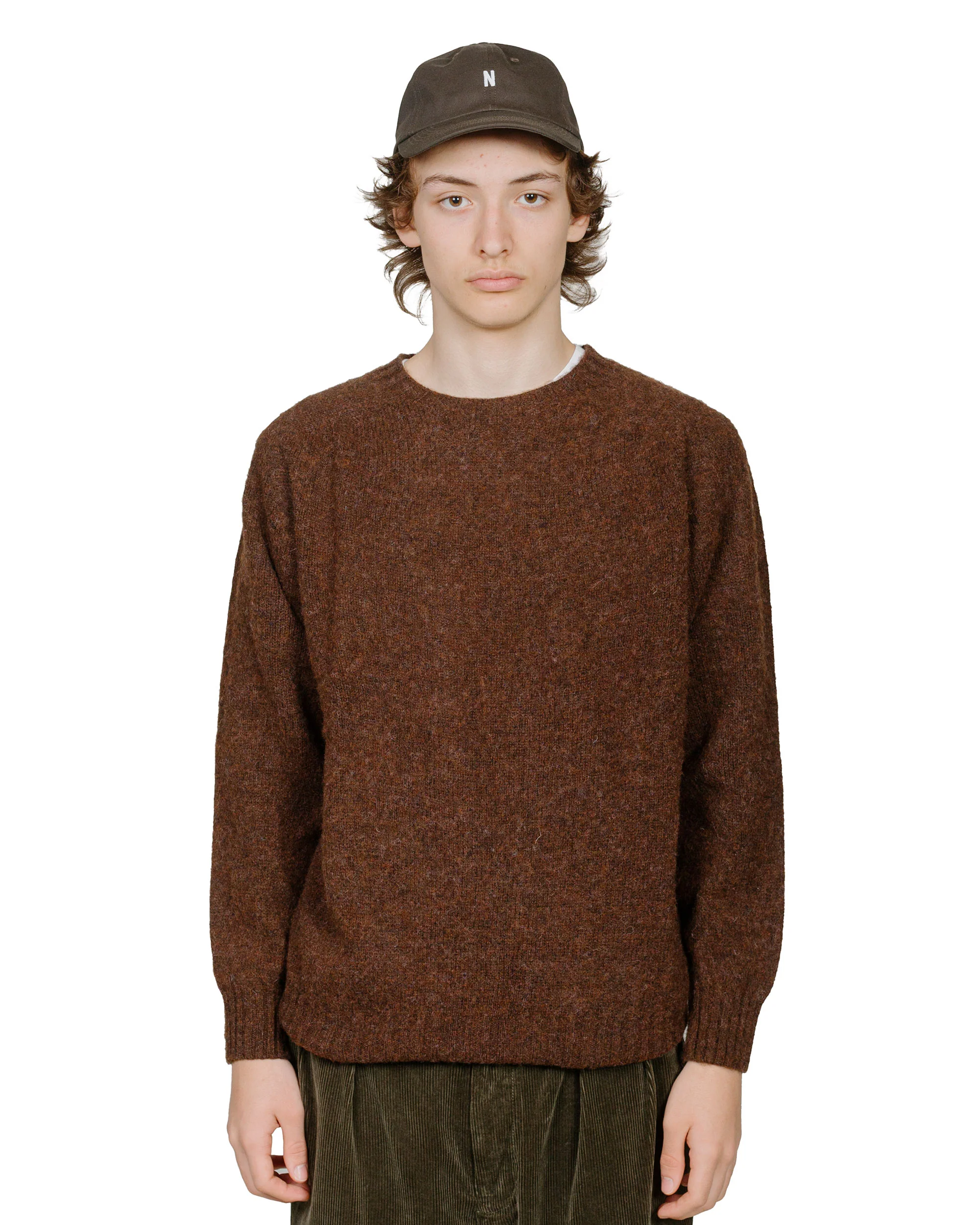 Lost & Found Shaggy Sweater Coffee - Image 2
