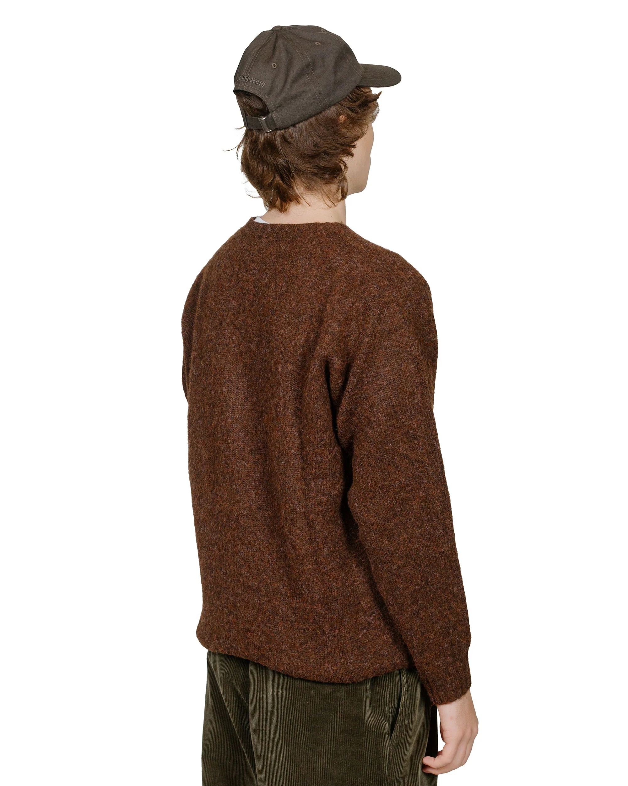Lost & Found Shaggy Sweater Coffee - Image 3