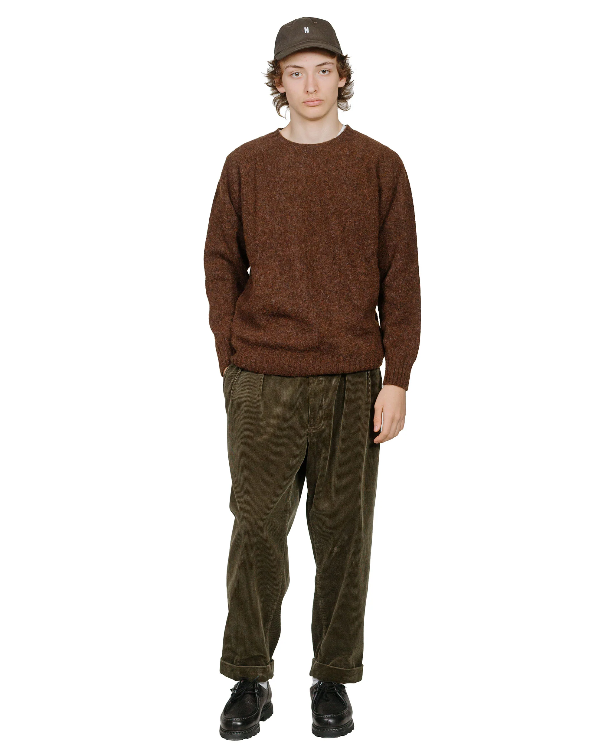 Lost & Found Shaggy Sweater Coffee - Image 4