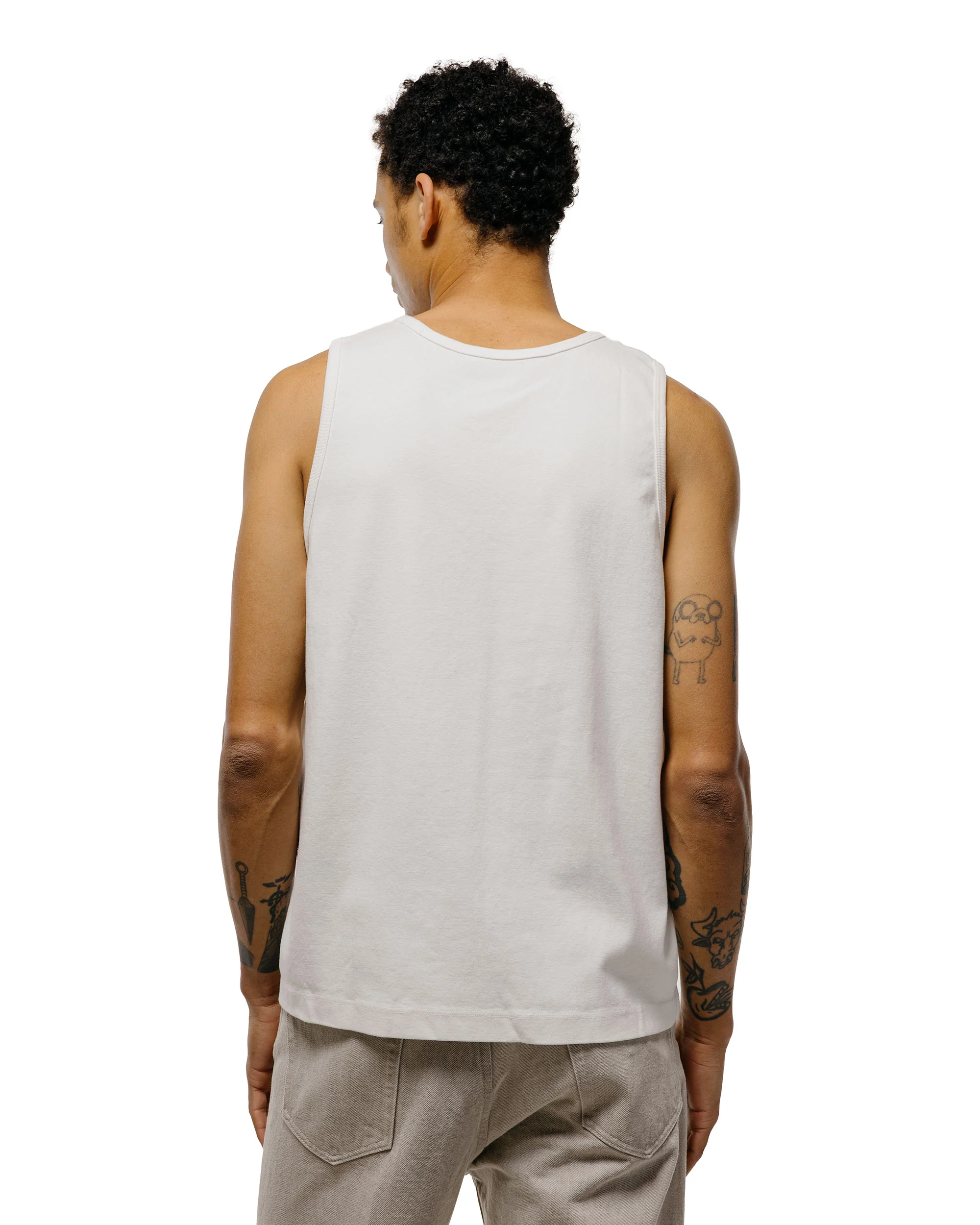 MAN-TLE LWCT0 Lady White Co. Singlet 2-Pack White Rib - Image 4