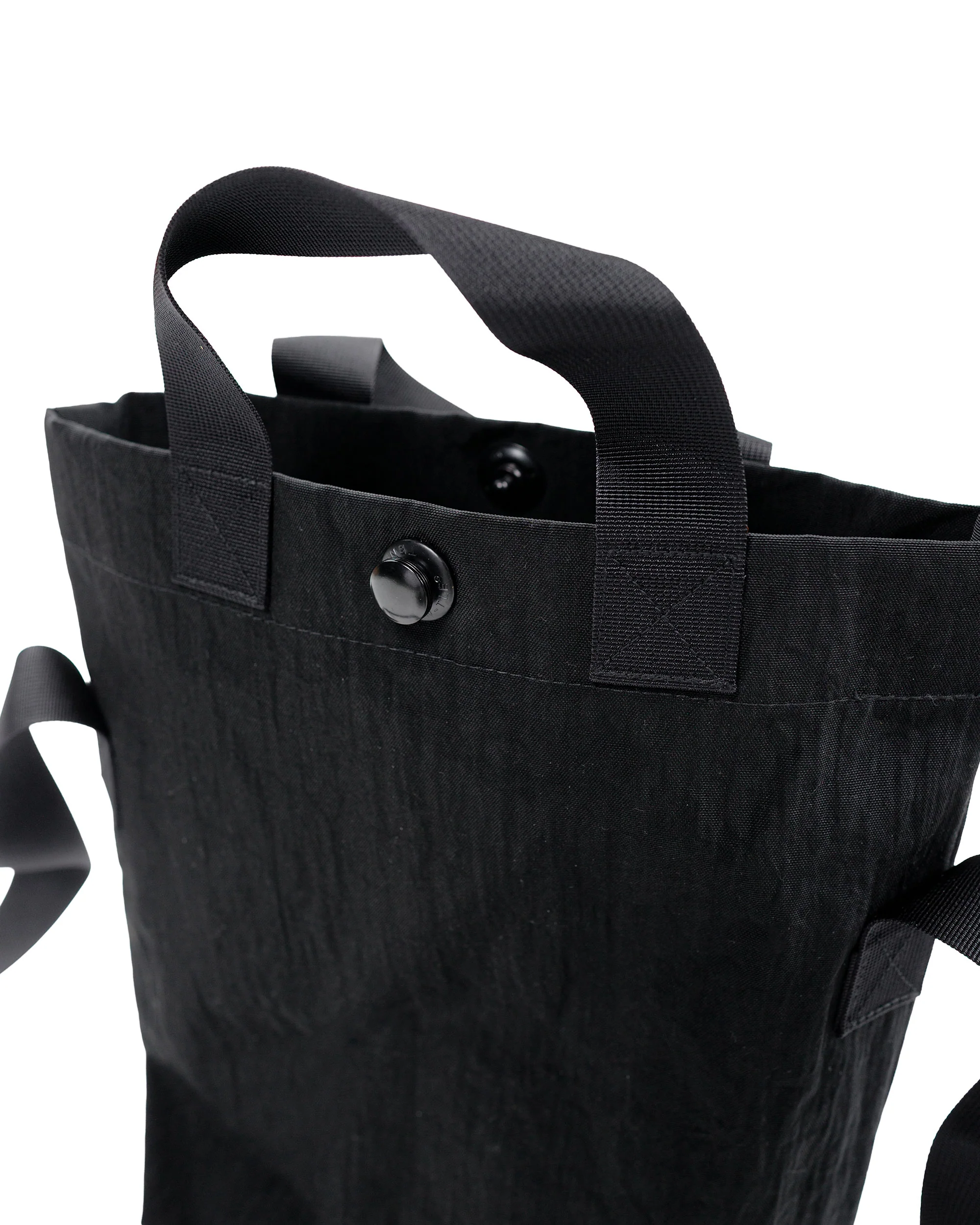 MAN-TLE R0B4 'Mini Tote' Black Nylon - Image 3
