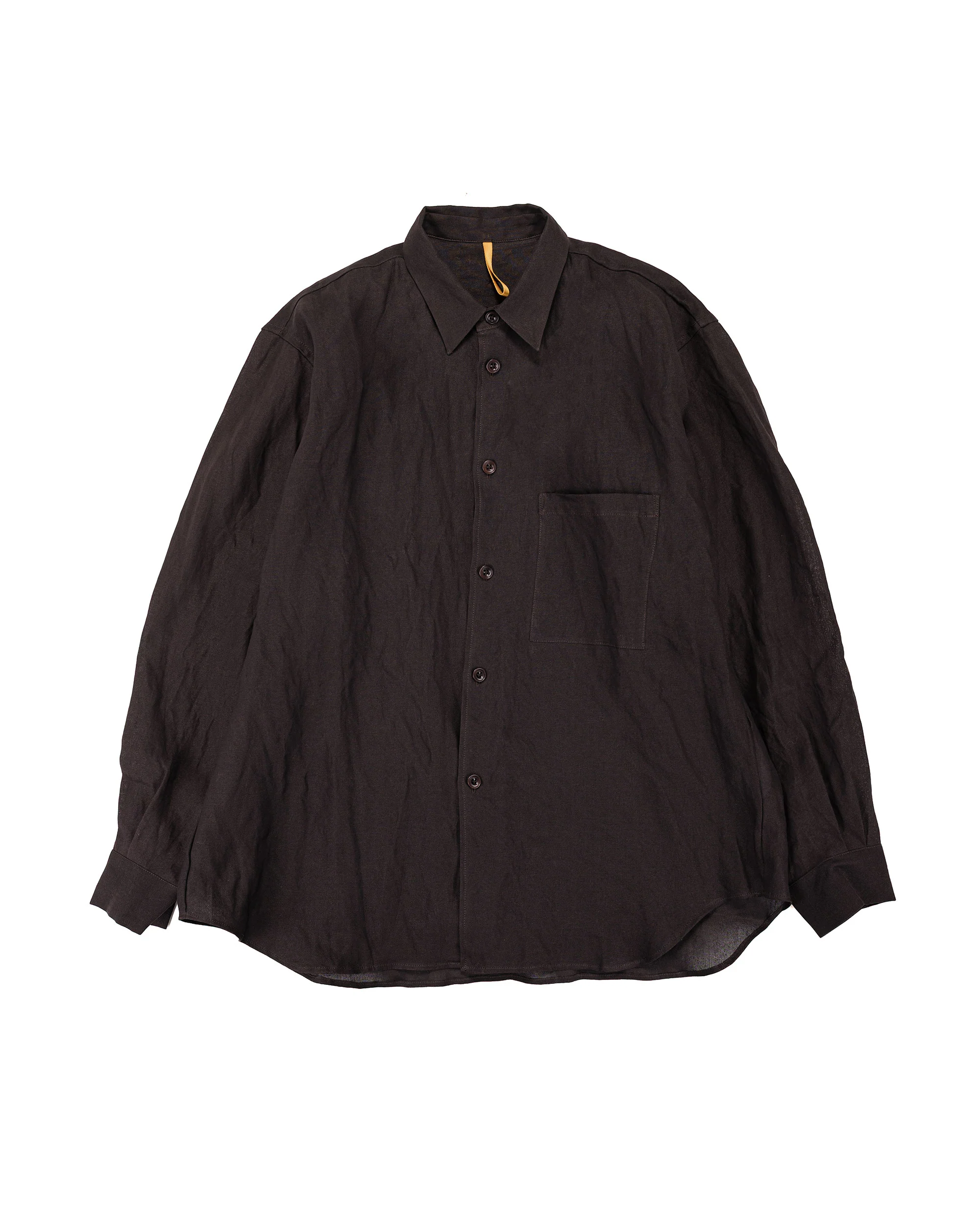 MAN-TLE R0S8 'Weather Shirt w/Pkt' Humic Paper Gabardine