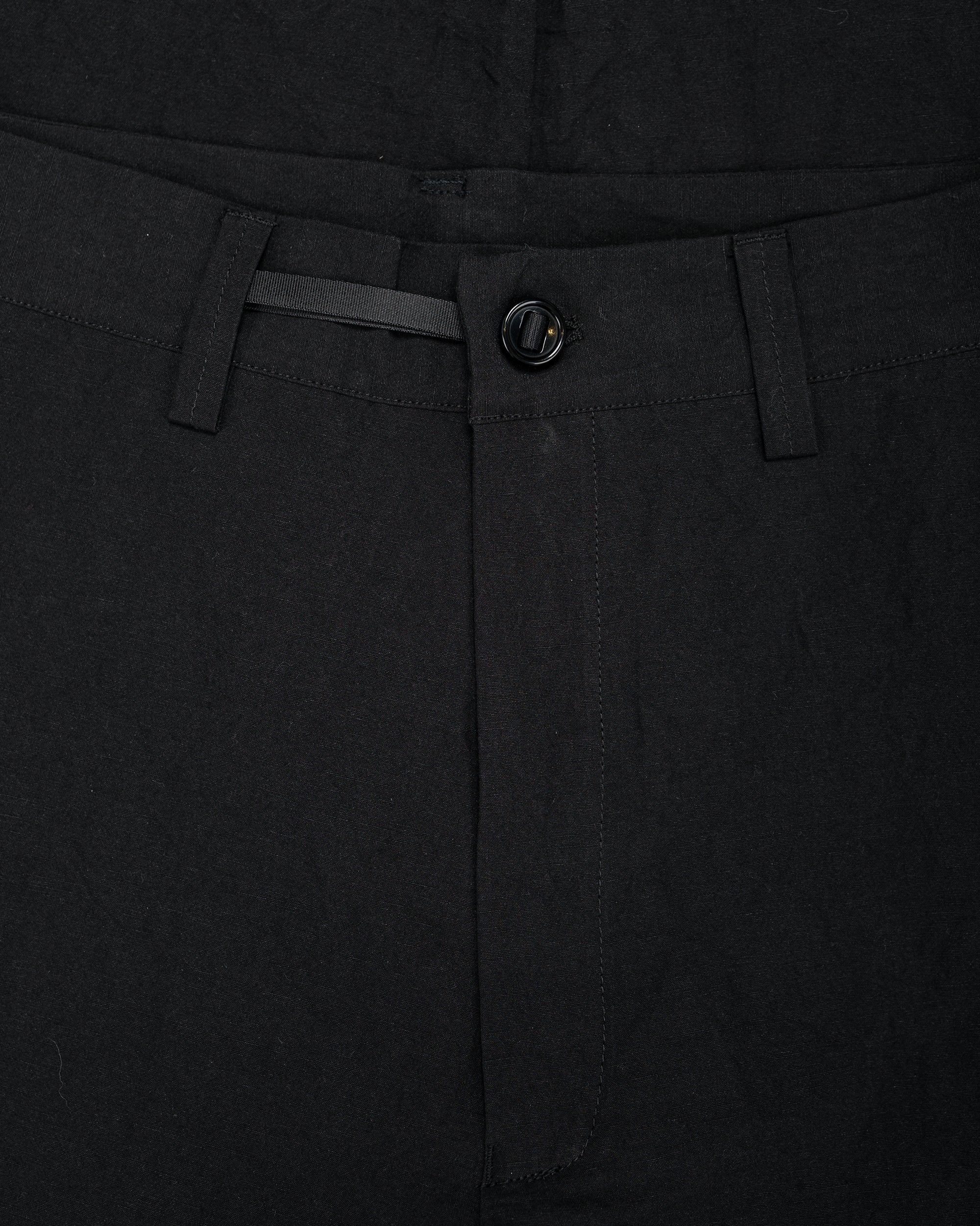 MAN-TLE R20P4 Wide Pants Black Linen - Image 5