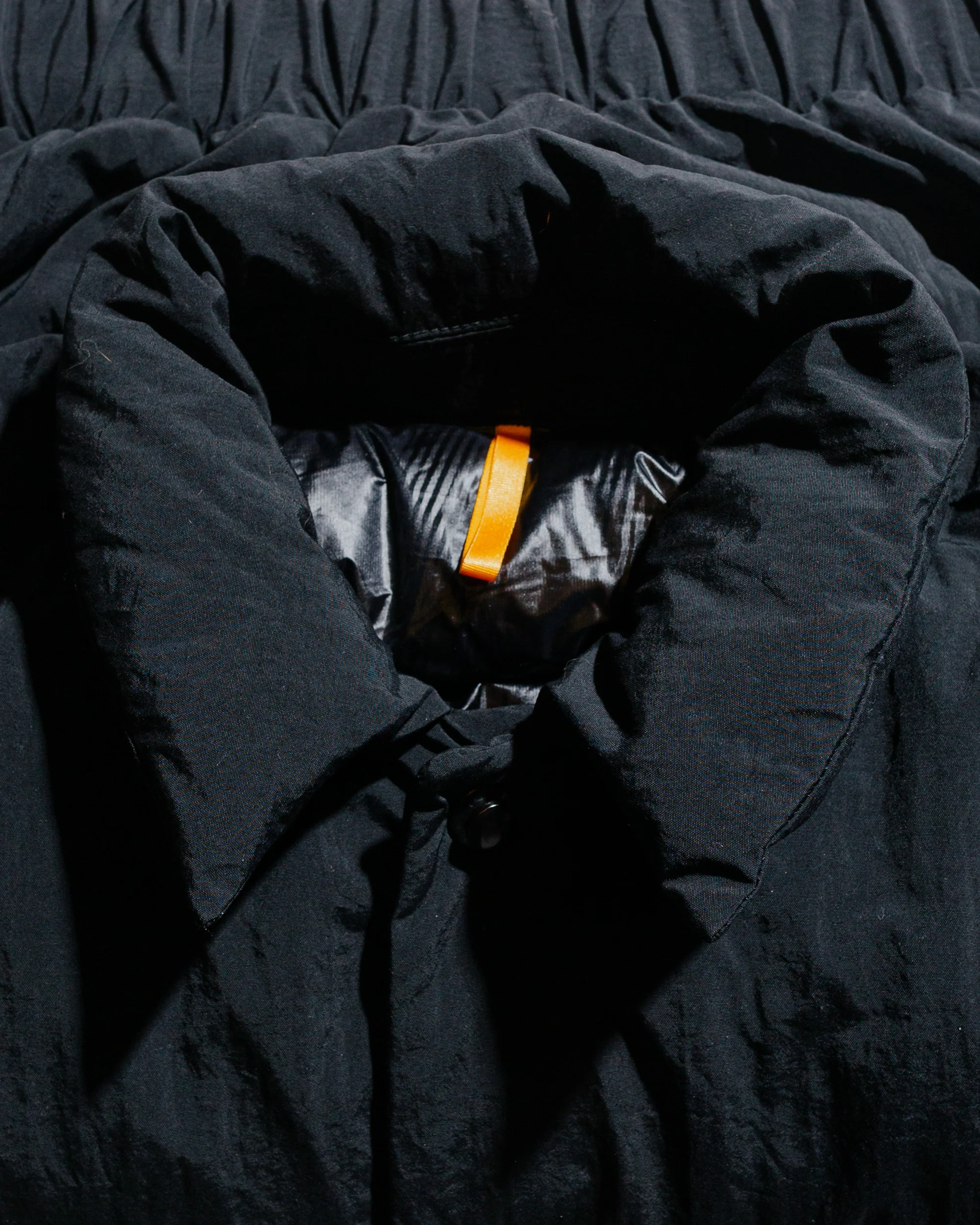 MAN-TLE R19D6 Double Down Blouson Black Recycled Nylon - Image 5