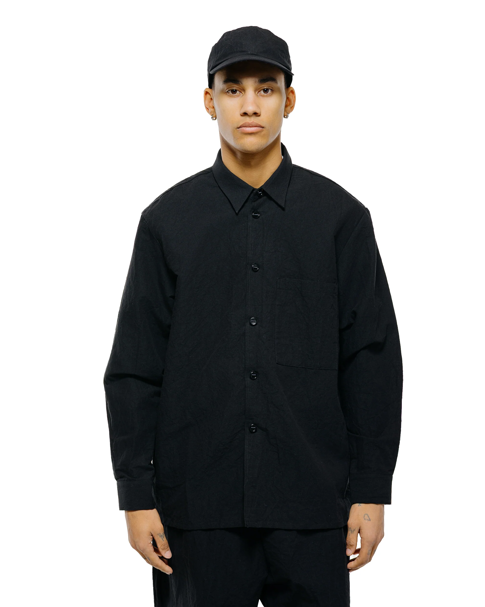 MAN-TLE R20S1 'New Shirt' Black Linen - Image 2