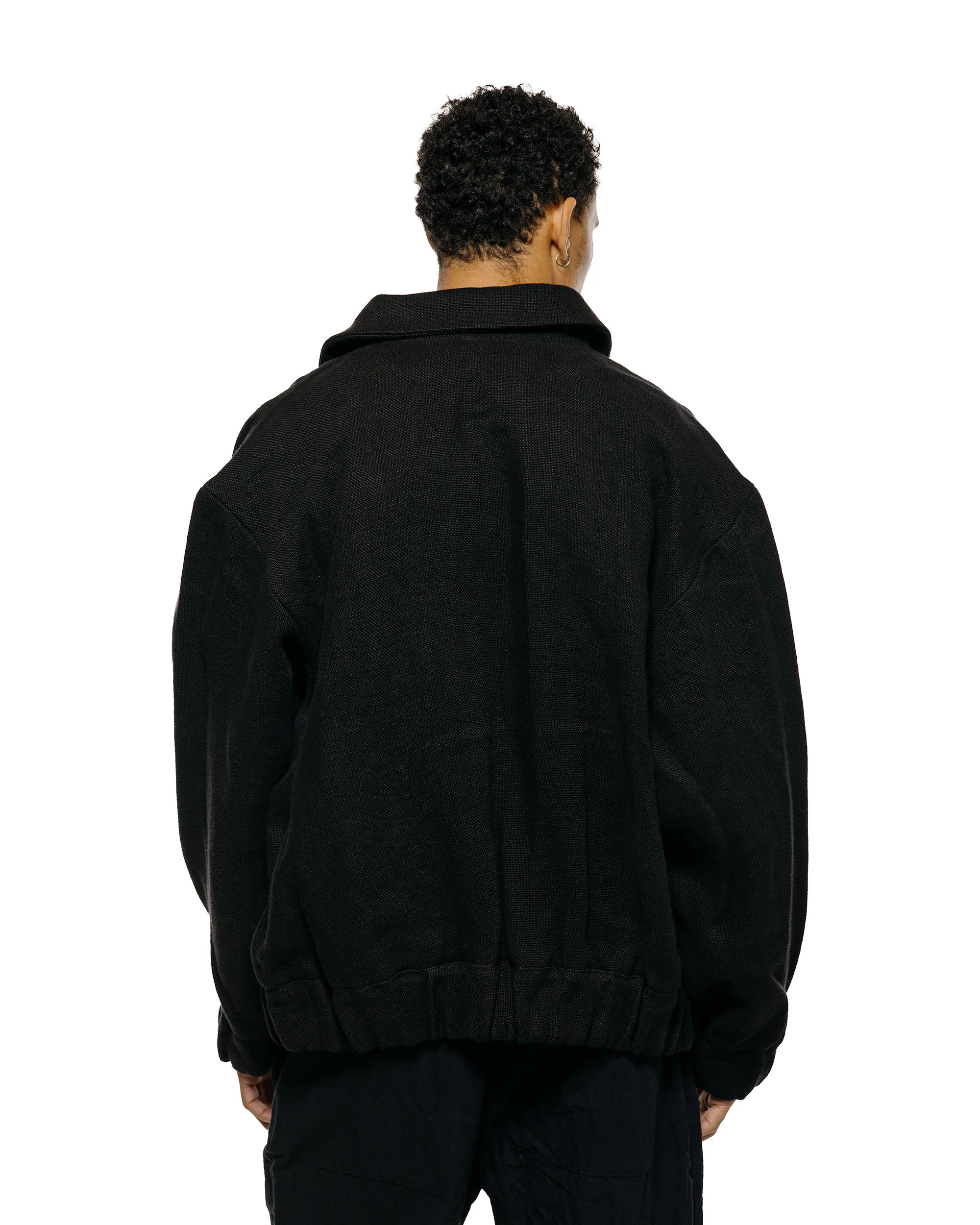 MAN-TLE R20S3 'Zip Gum Shirt' Black 20hr Canvas - Image 3