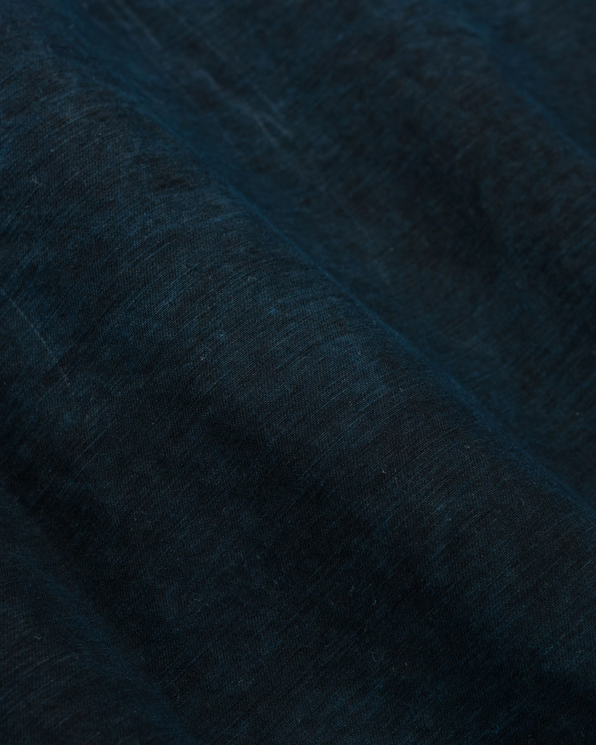 MAN-TLE R20S5 'Shop Shirt' Sumi Indigo Hemp Cloth - Image 6