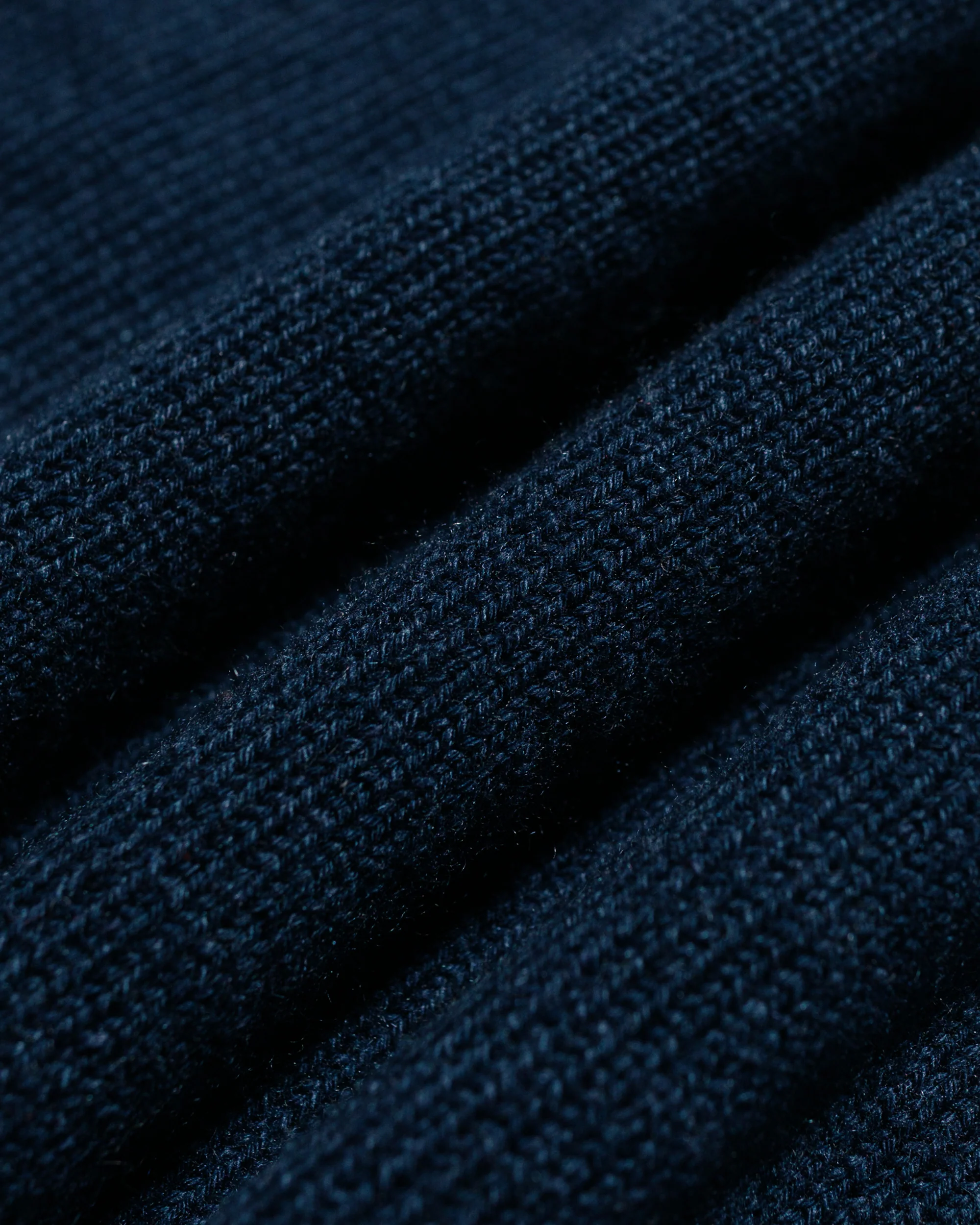 Margaret Howell Seamless Crew Neck Cashmere Cotton Ocean Blue - Image 6