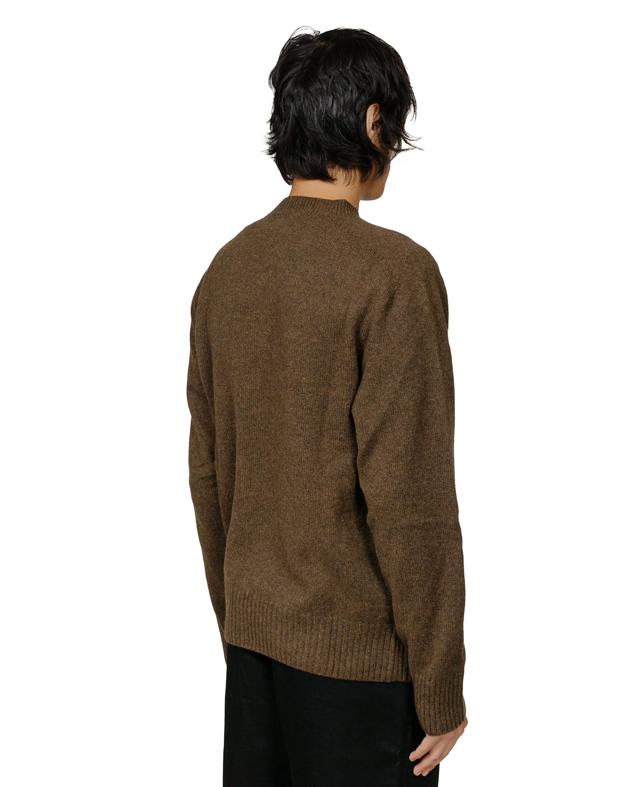 Margaret Howell Seamless Crew Neck Merino Cashmere Bracken - Image 3