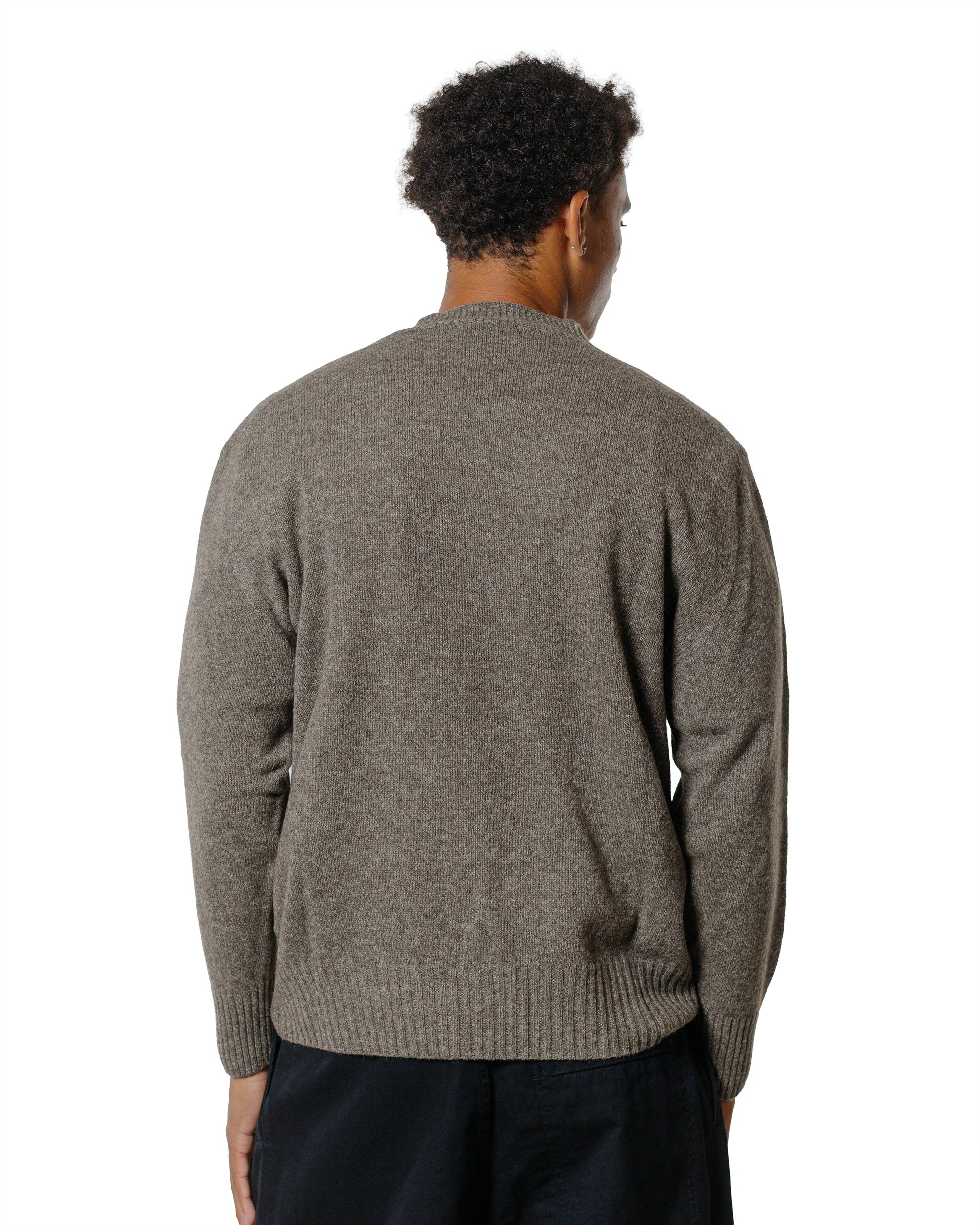 Margaret Howell Seamless Crew Neck Yak Wool Cashmere Blend Natural Twist - Image 3