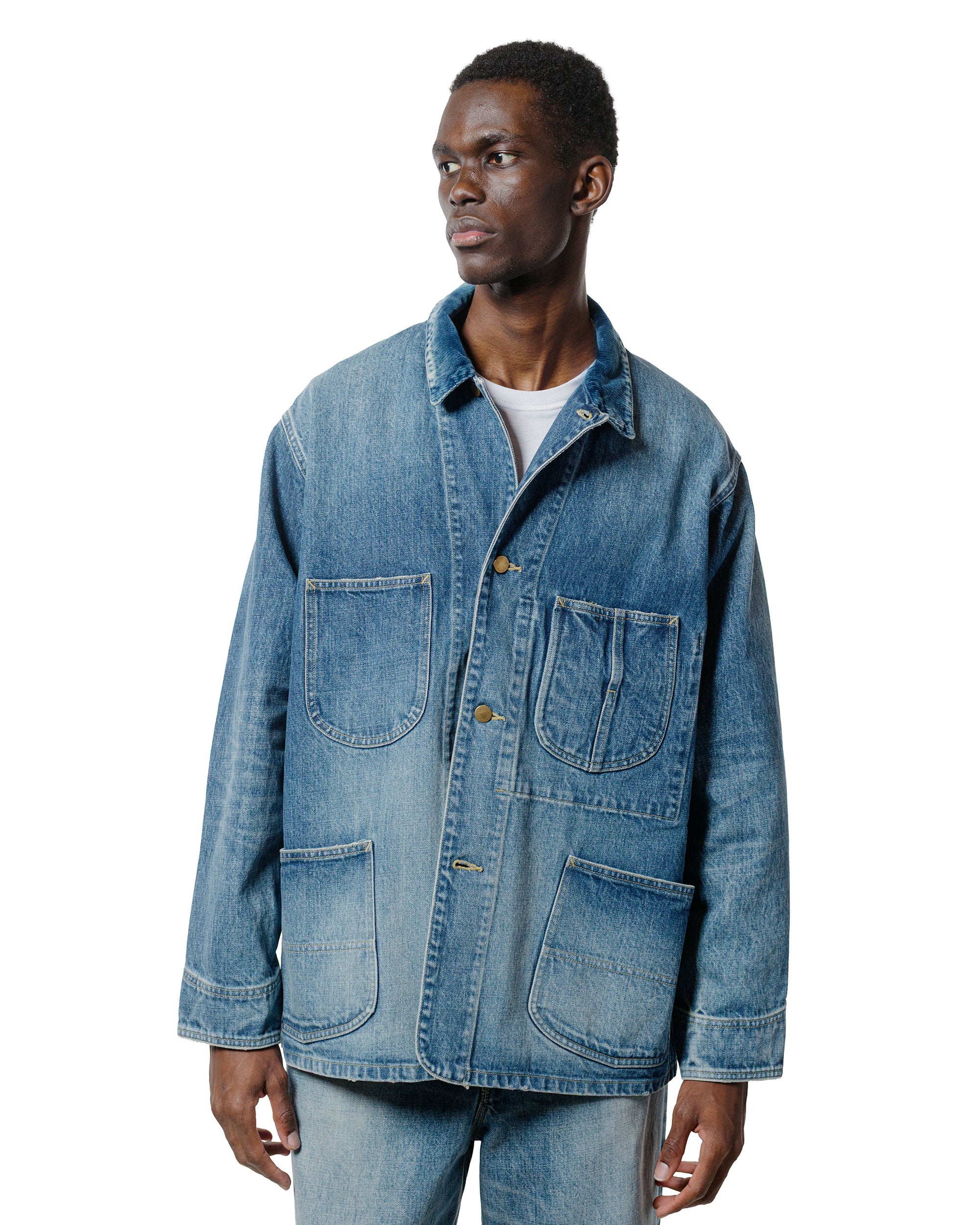 marka Denim Coverall Jacket 13.5oz Selvedge Denim Used Wash - Image 2