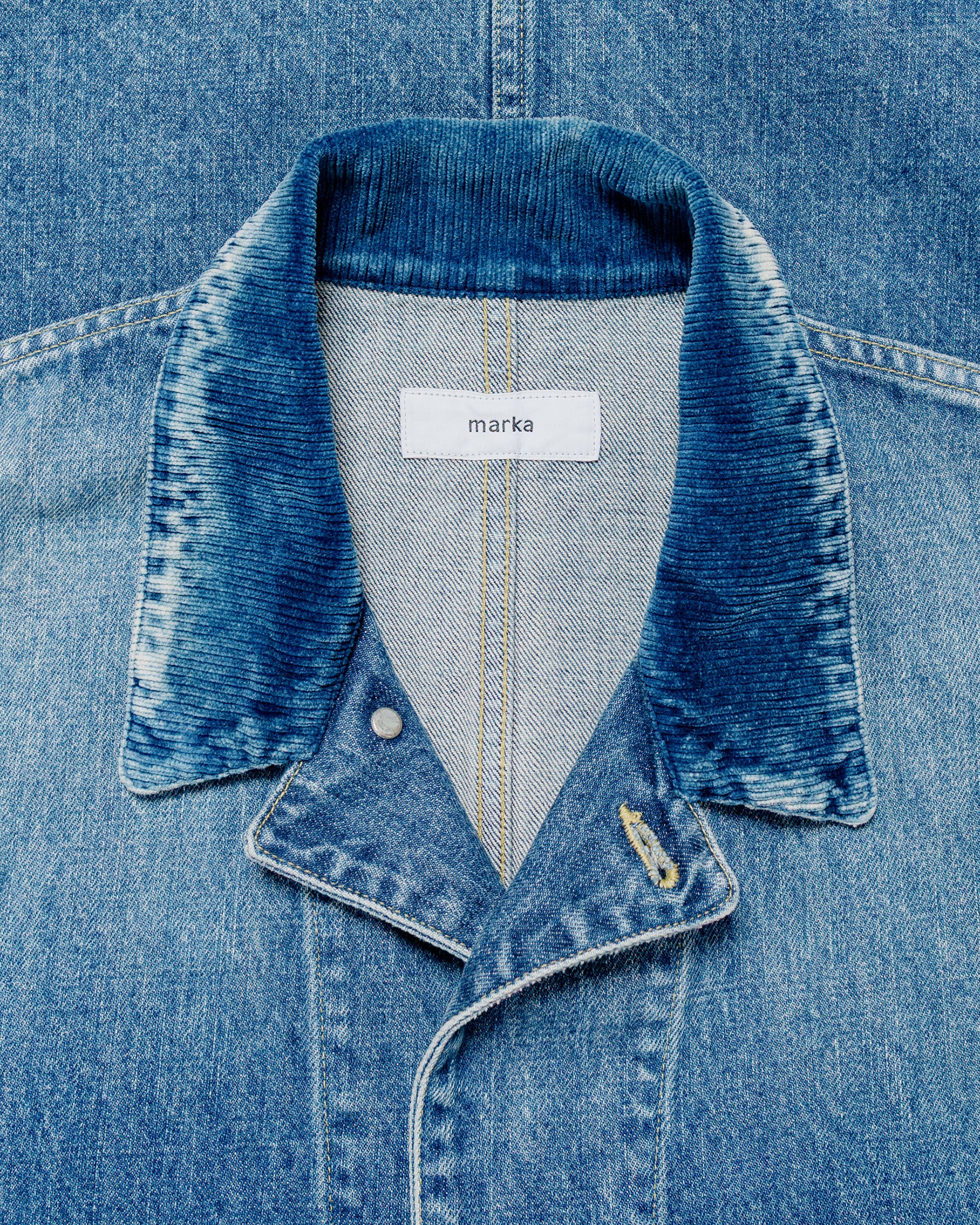 marka Denim Coverall Jacket 13.5oz Selvedge Denim Used Wash - Image 5