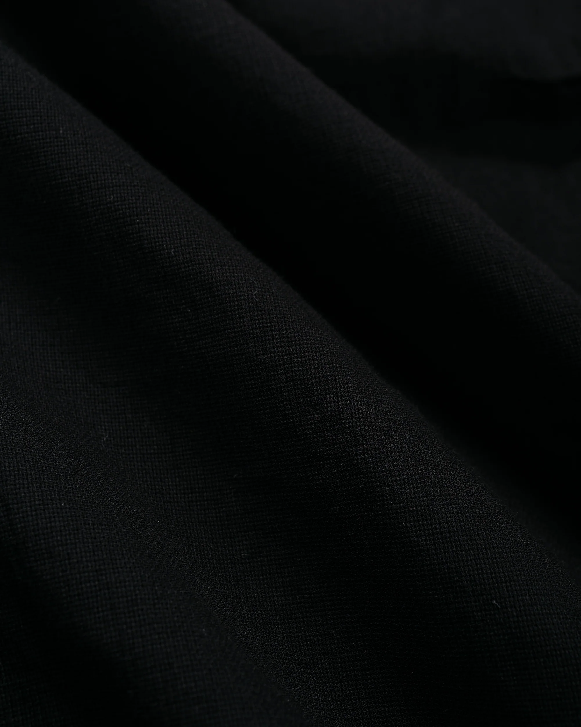 marka Knee Tuck Pants High Twisted Dobby Cloth Black - Image 4