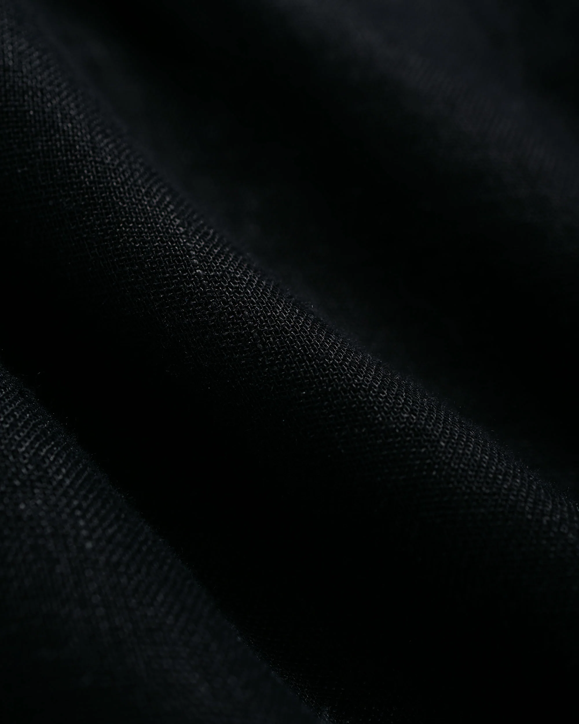 marka Minimalist Jacket Linen Gauze Double Cloth Black - Image 6