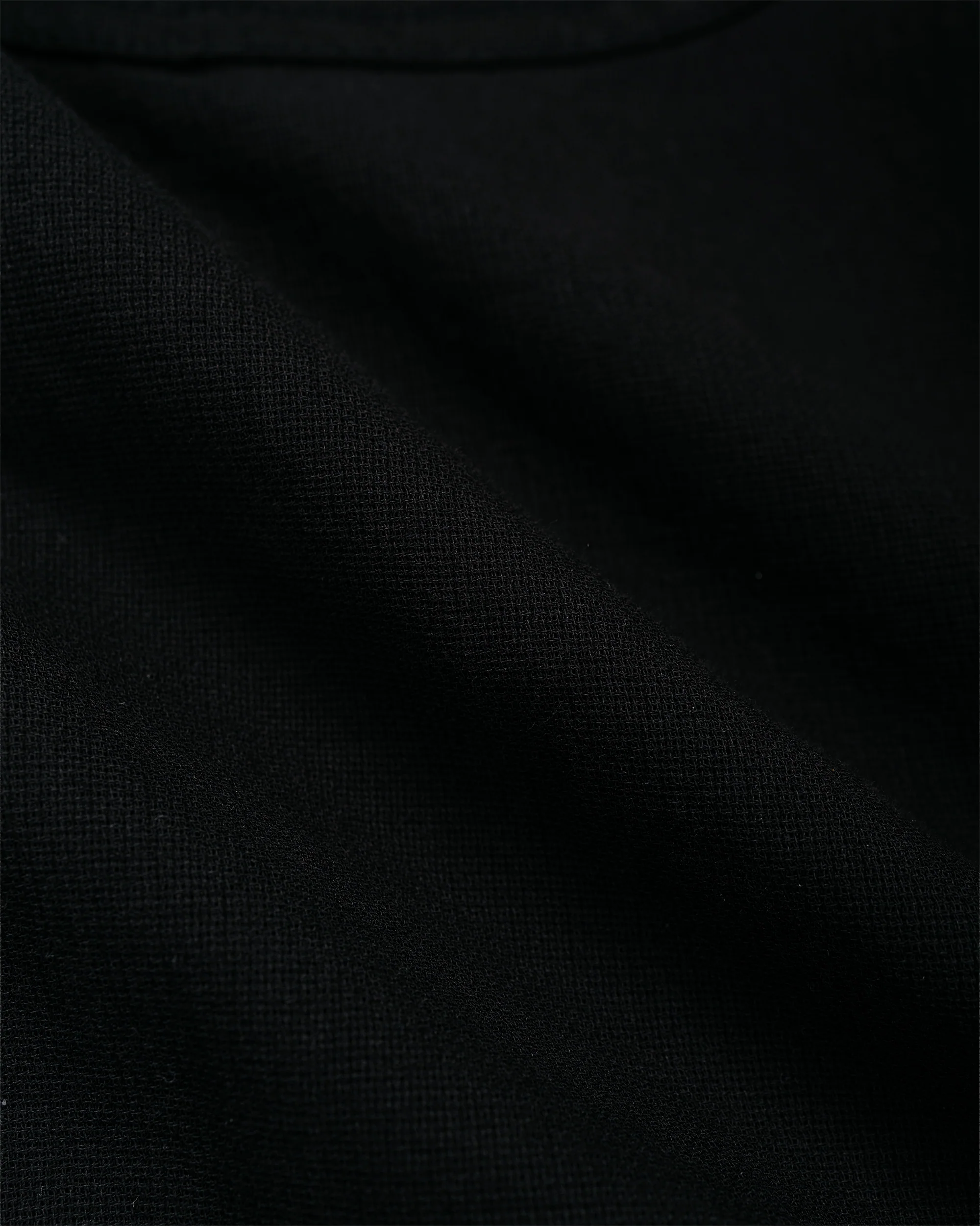 marka No Collar Tracker Jacket High Twisted Dobby Cloth Black - Image 6