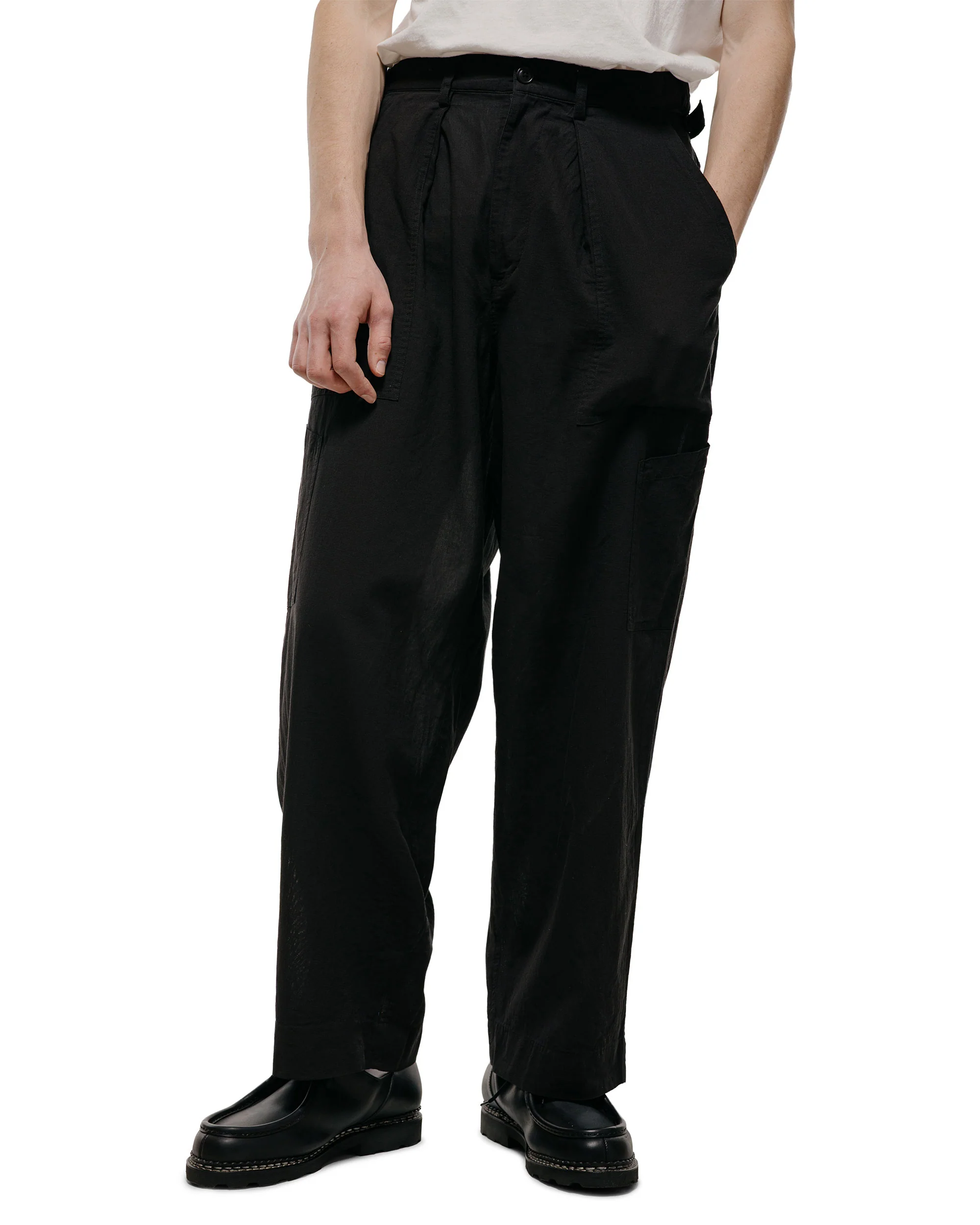 marka U.S. Air Force Baker Pants High Twisted Dobby Cloth Black - Image 2
