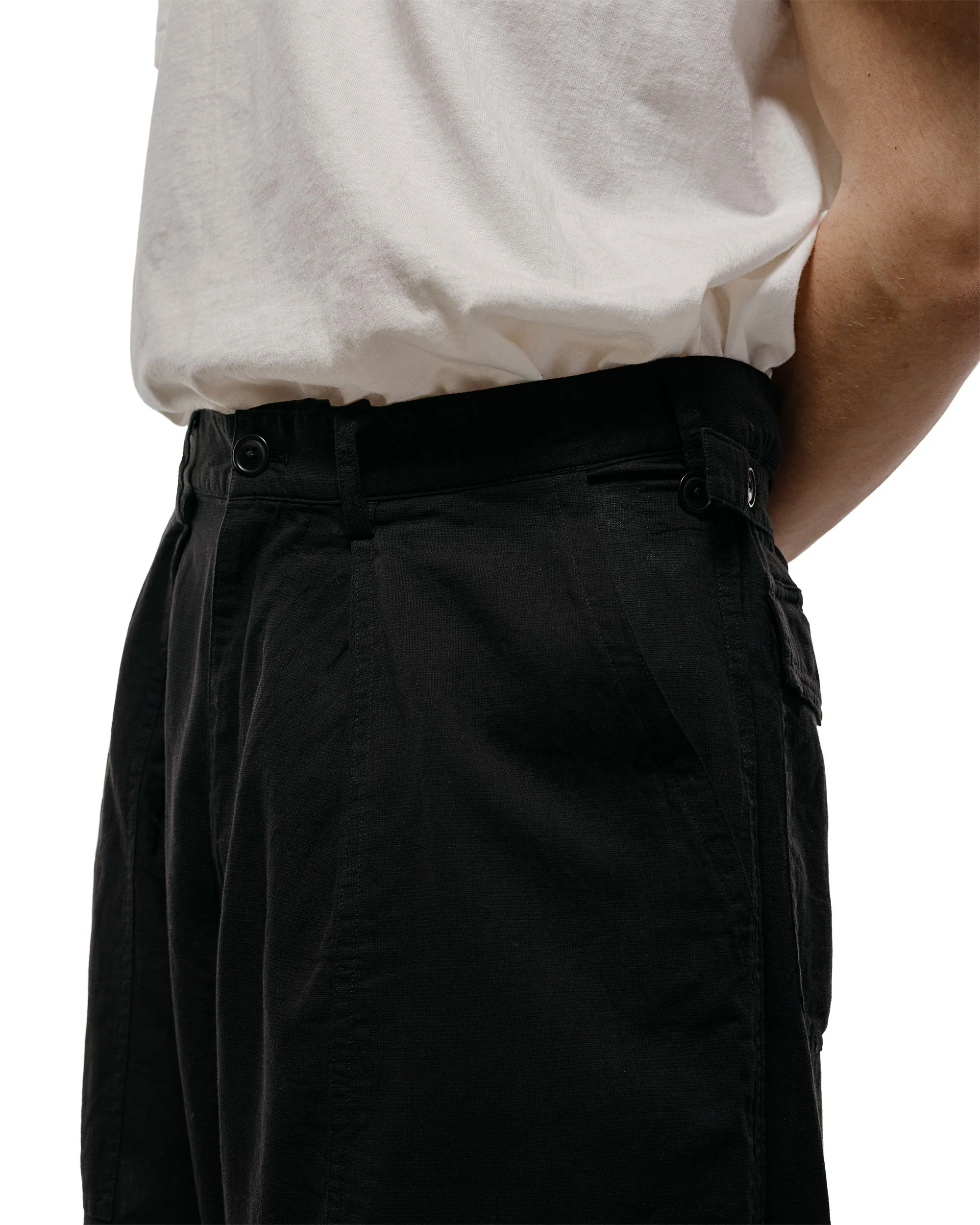 marka U.S. Air Force Baker Pants High Twisted Dobby Cloth Black - Image 3