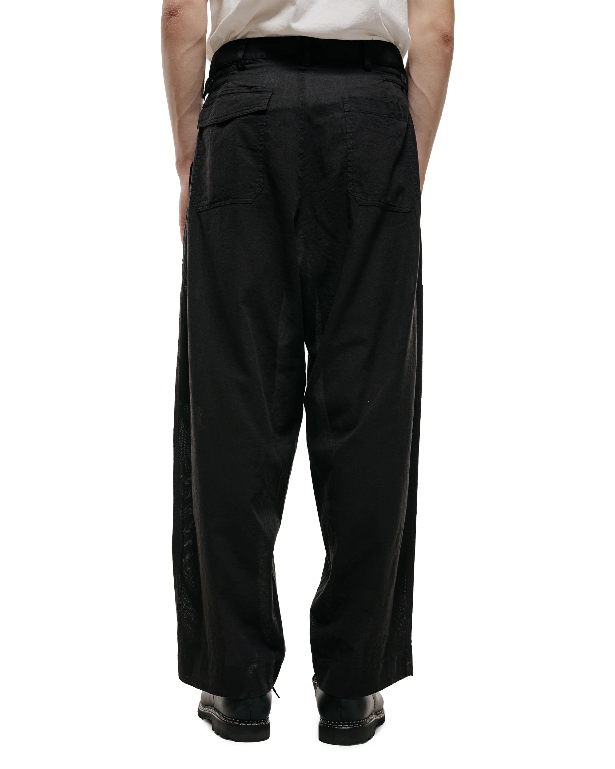 marka U.S. Air Force Baker Pants High Twisted Dobby Cloth Black - Image 4
