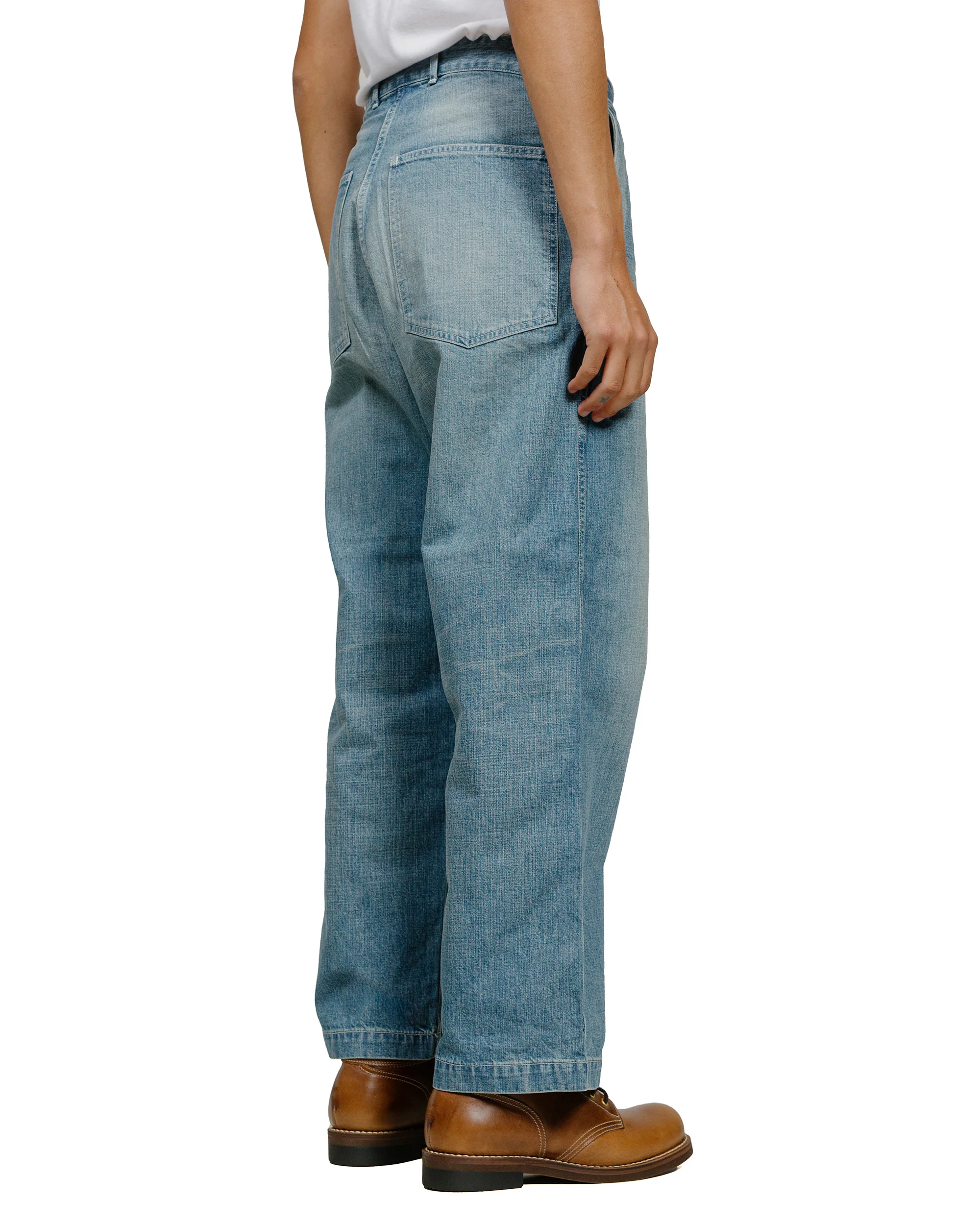 marka U.S. Army Denim Pants Cotton 10oz Denim Used Washed - Image 3