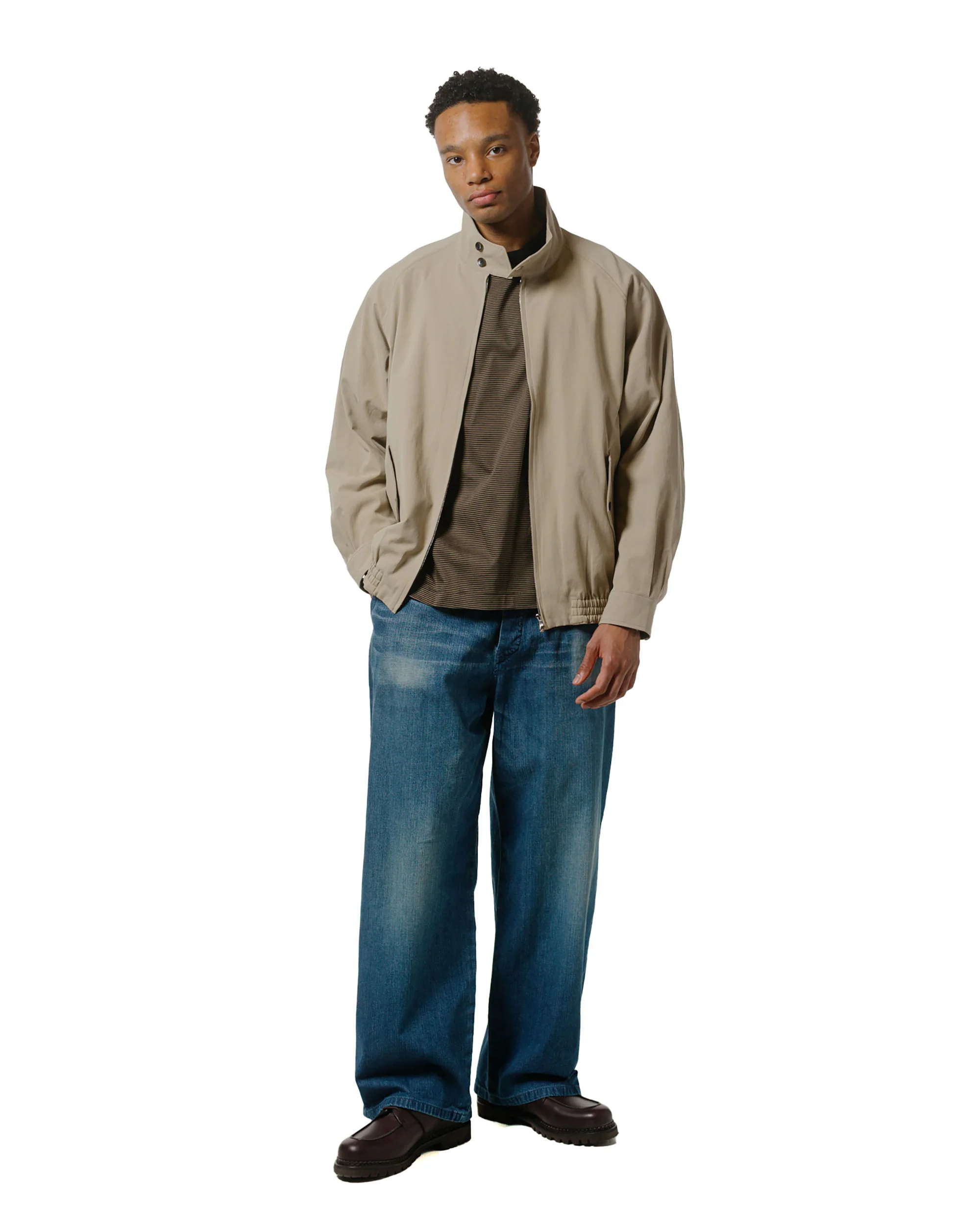 MARKAWARE Comfort Fit Tee Organic Supima Border Olive - Image 4